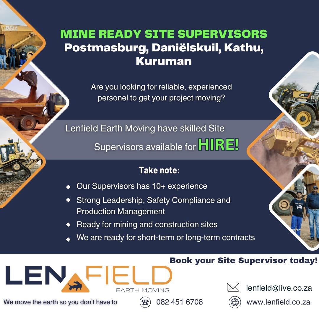 Lenfield Earth Moving | Postmasburg