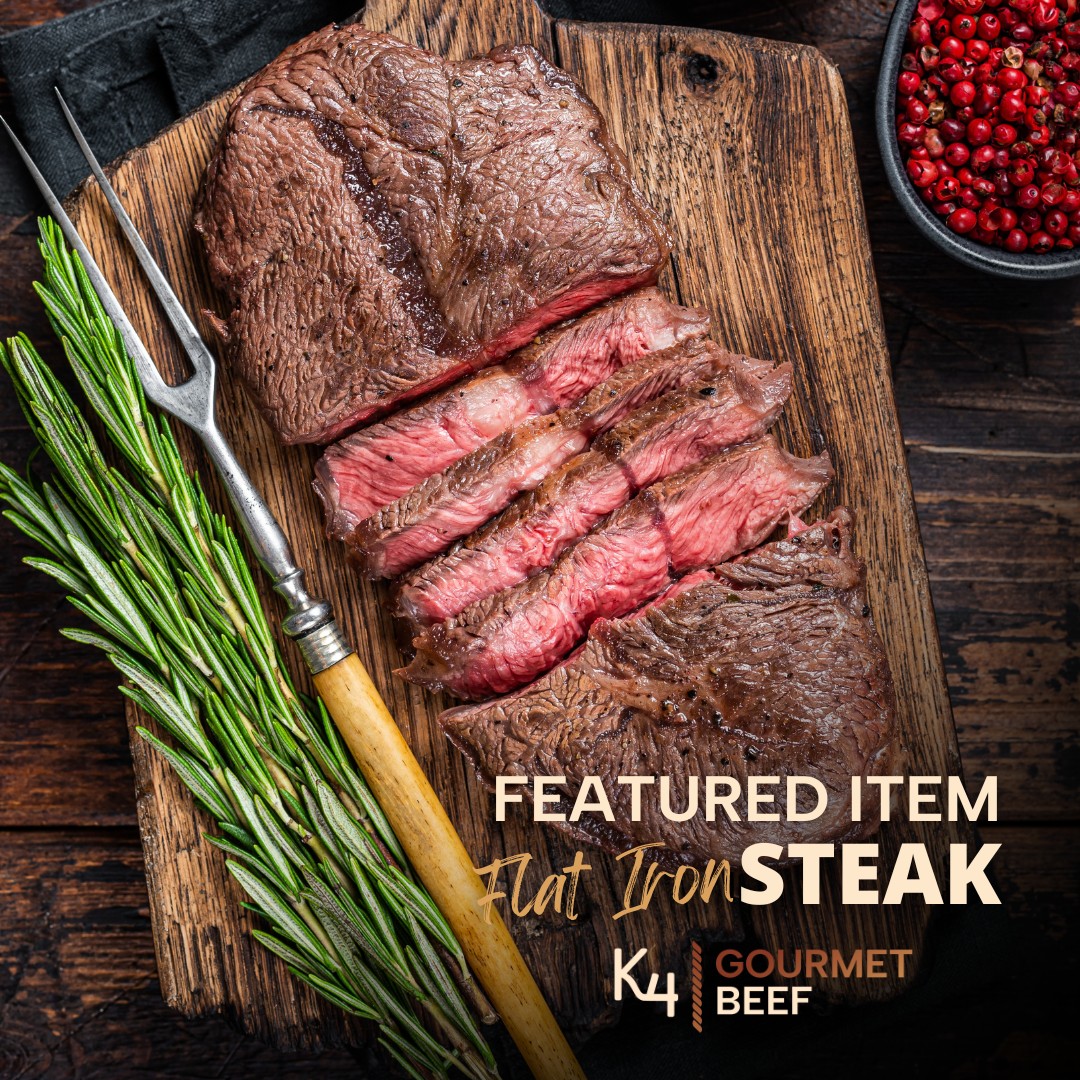 K4 - 🥩 This week's Feature! The Flat Iron Steak! Known for its rich ...
