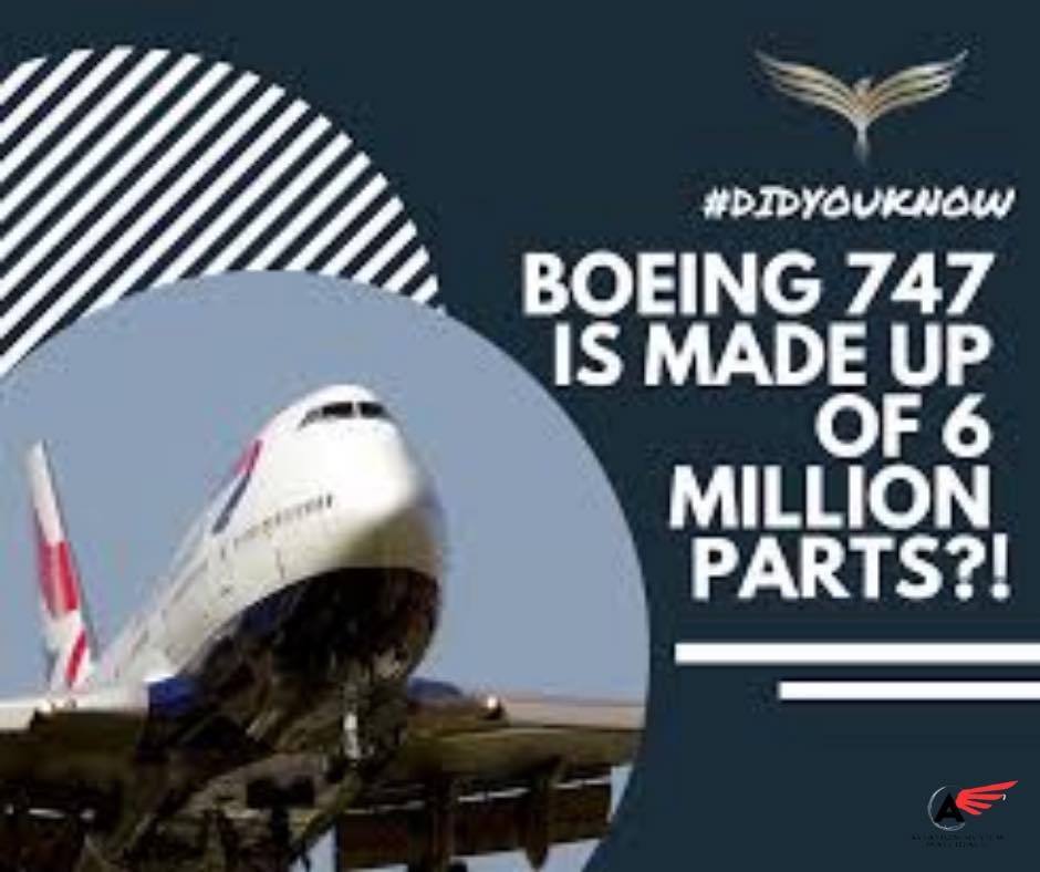 Aviation - 🛠️ ️ Fun Fact Friday! Did you know a single Boeing 747 is ...