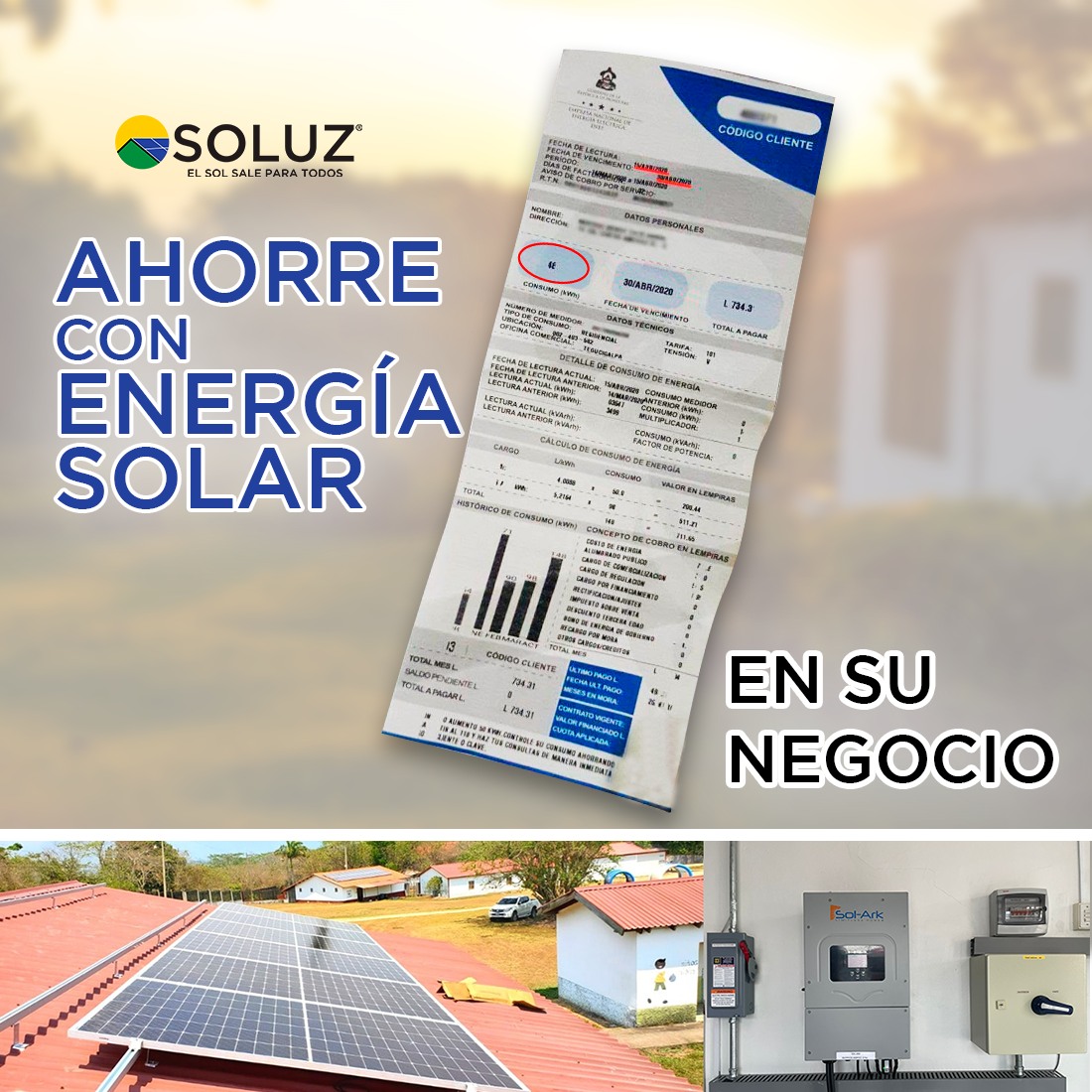 SOLUZ HONDURAS - Cambia a un sistema solar y ahorra en tu... | Facebook