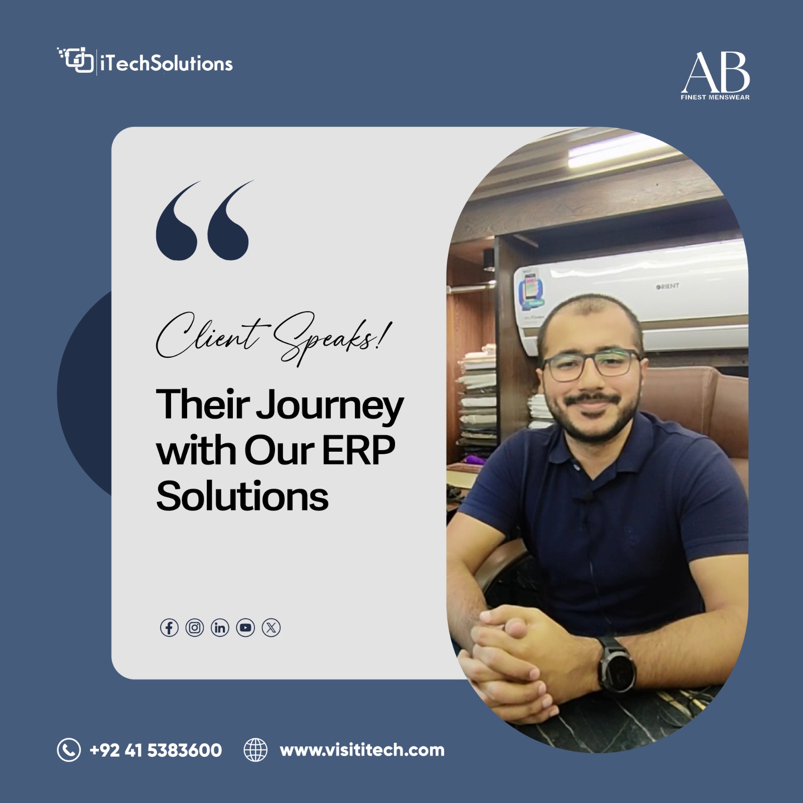 Itech - 🌟 Customer Speaks: Their Journey with Our ERP Solution 🌟 We're ...