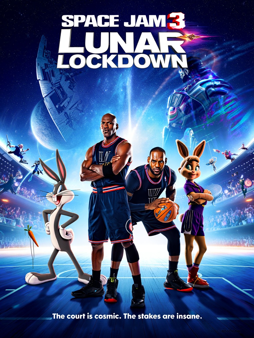 US/UK - 🎬 Space Jam 3: Lunar Lockdown (2026) ⭐ Starring: Michael Jordan ...