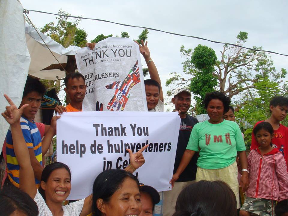 Help de hulpverleners in cebu