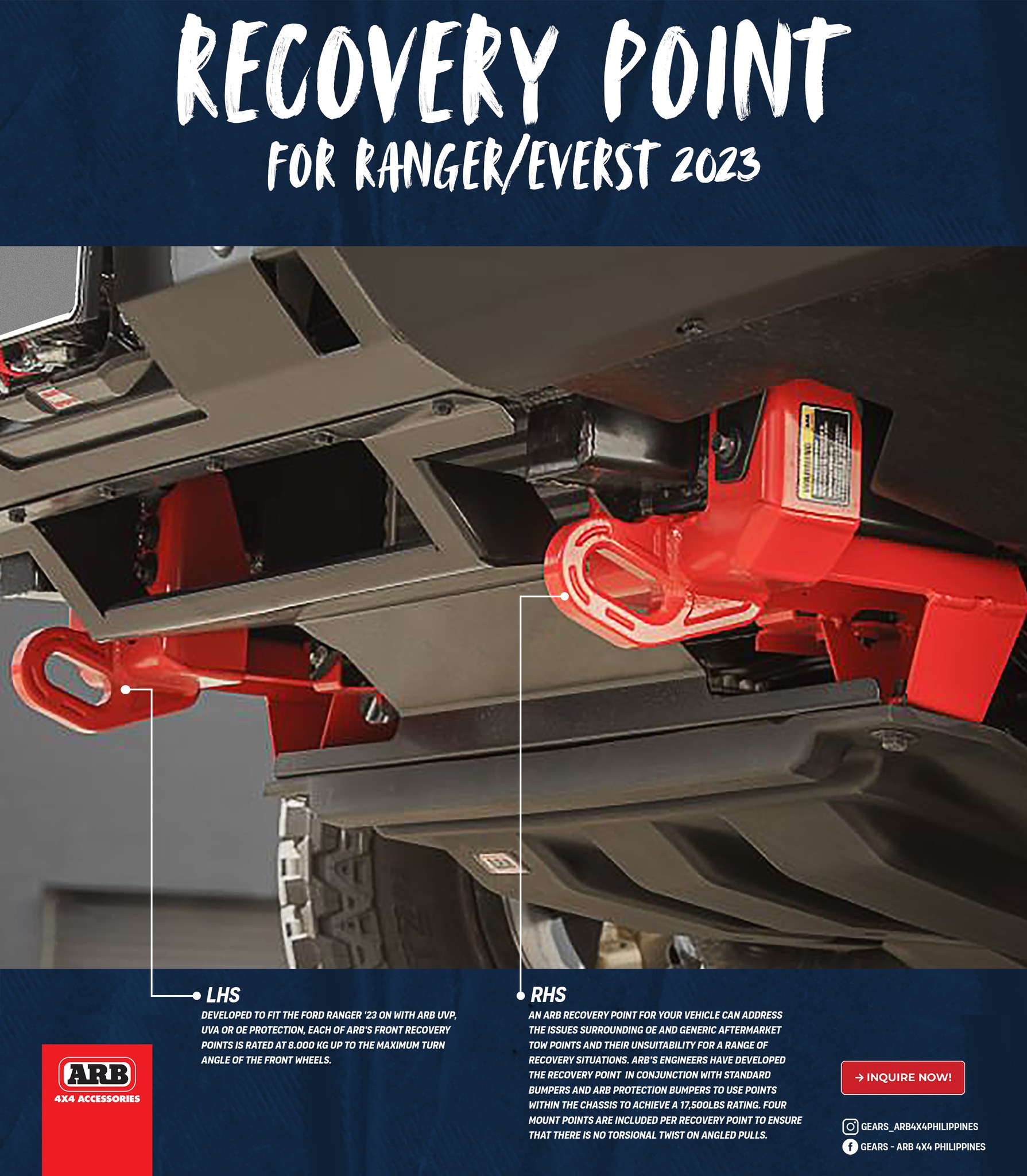 Gears - ‼ AVAILABLE NOW ‼ ARB Recovery Point fo FORD Everest/Ranger ...