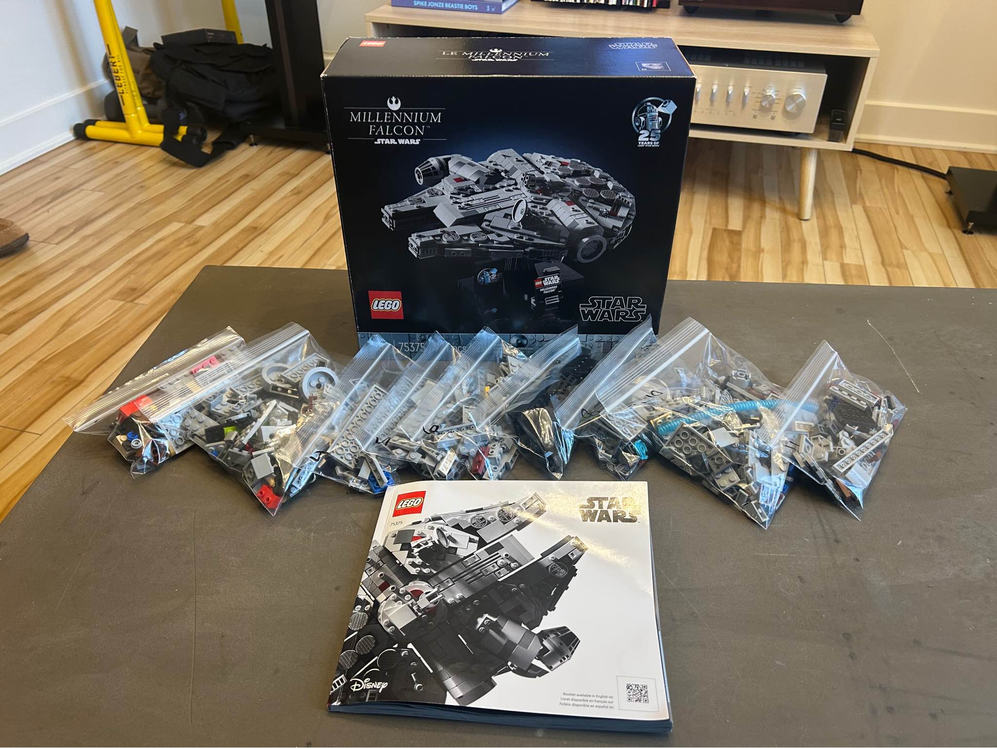 LEGO Star Wars Millennium Falcon 75375 25th Anniversary Set - Building ...