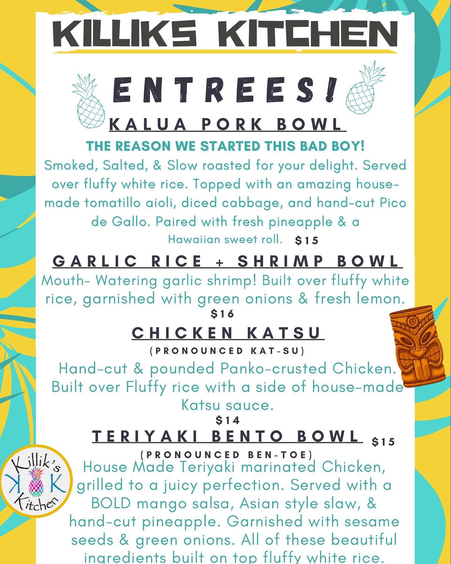 New MENU, who dis?? Updated our menu!... - Killik’s Kitchen | Facebook