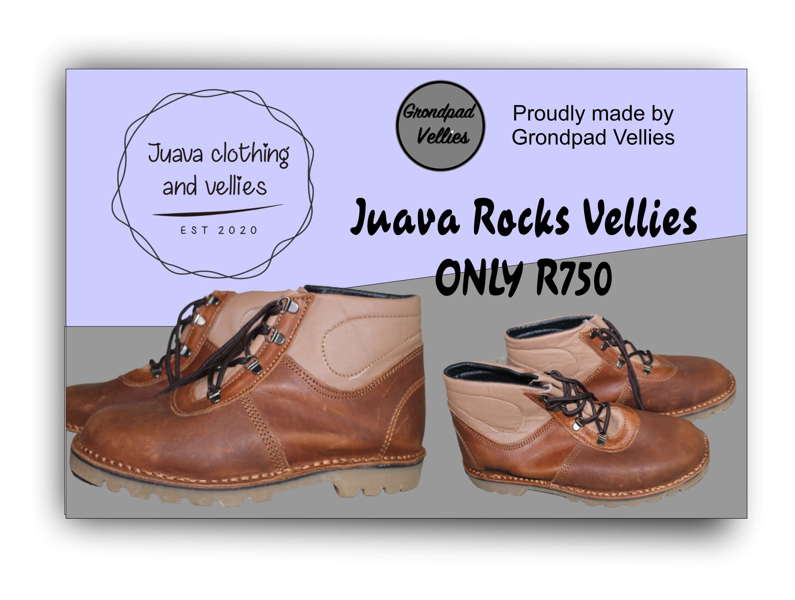 Juava clothing and vellies - Home