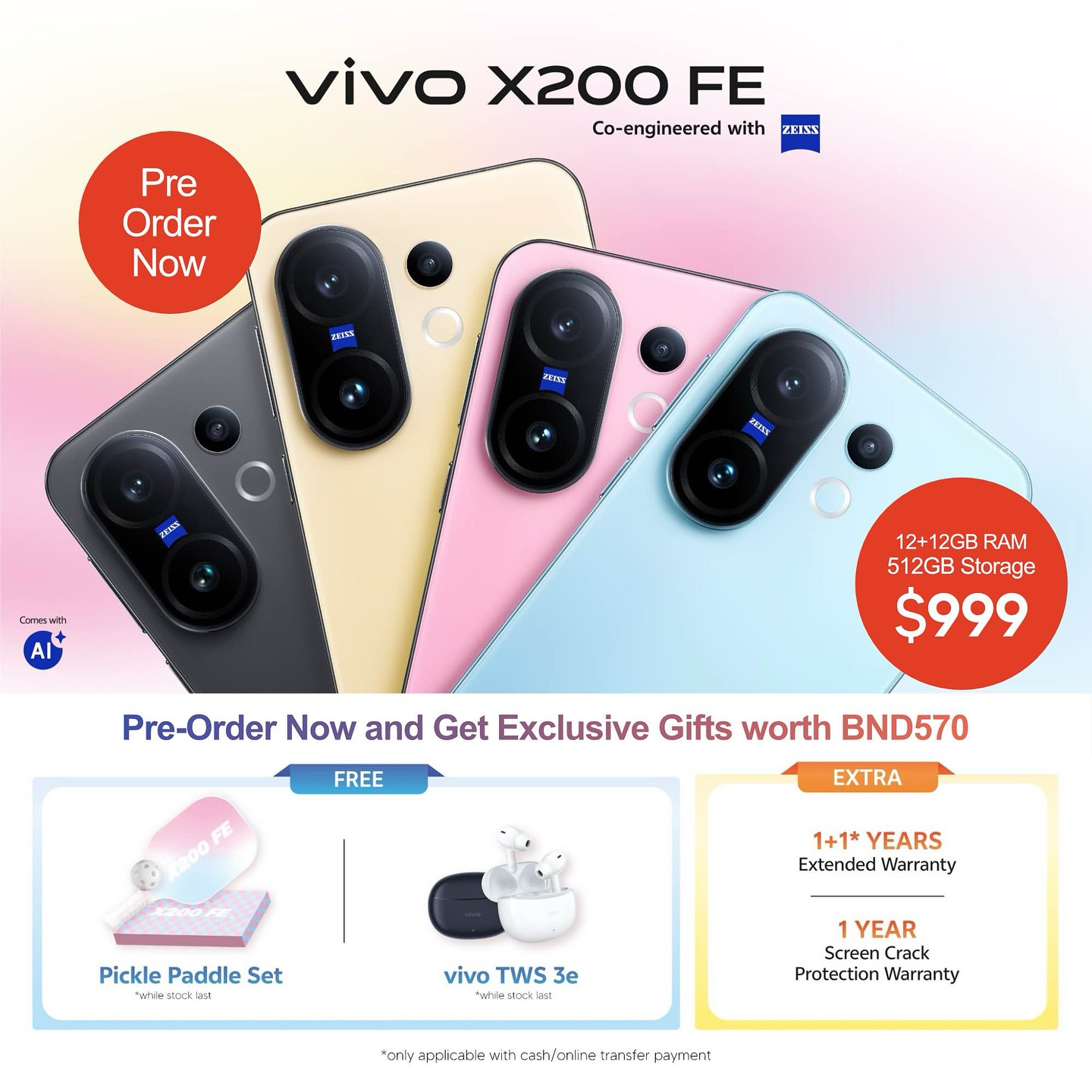 🚨 PRE-ORDER ALERT! 🚨 The all-new vivo X200 FE is here — co