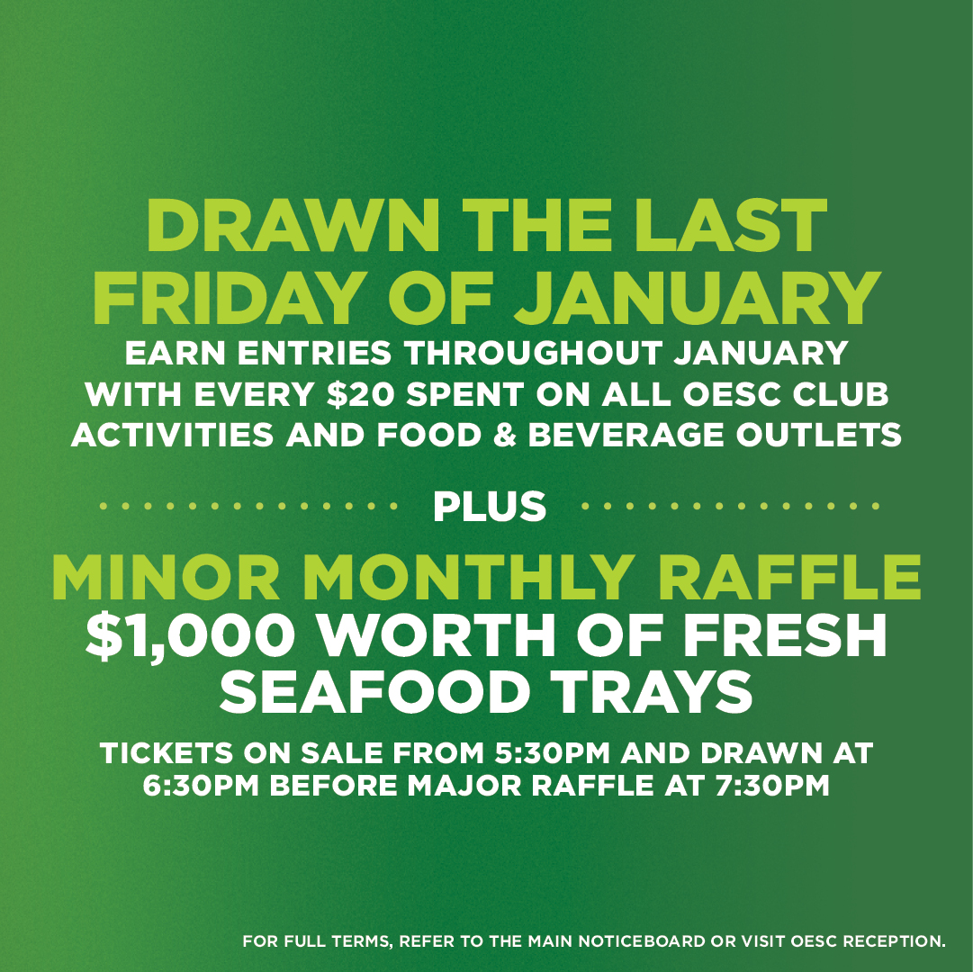 🔥🎉 MAJOR END OF MONTH RAFFLE 🔥🎉... - Orange Ex-Services' Club | Facebook