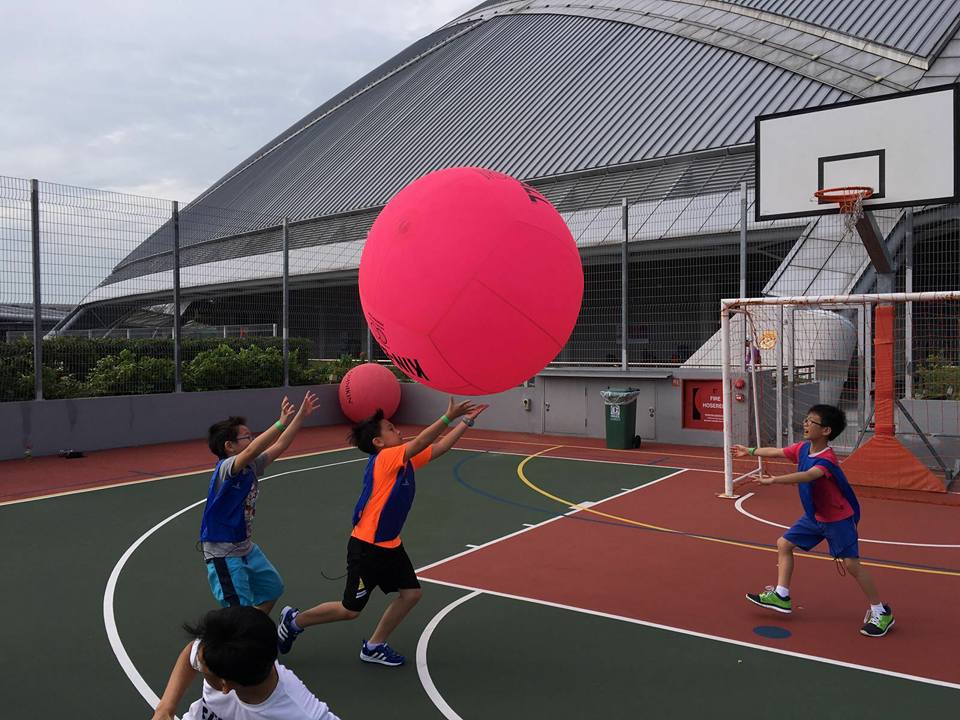 Today, kids learning the fundamental... - Singapore Kin-Ball