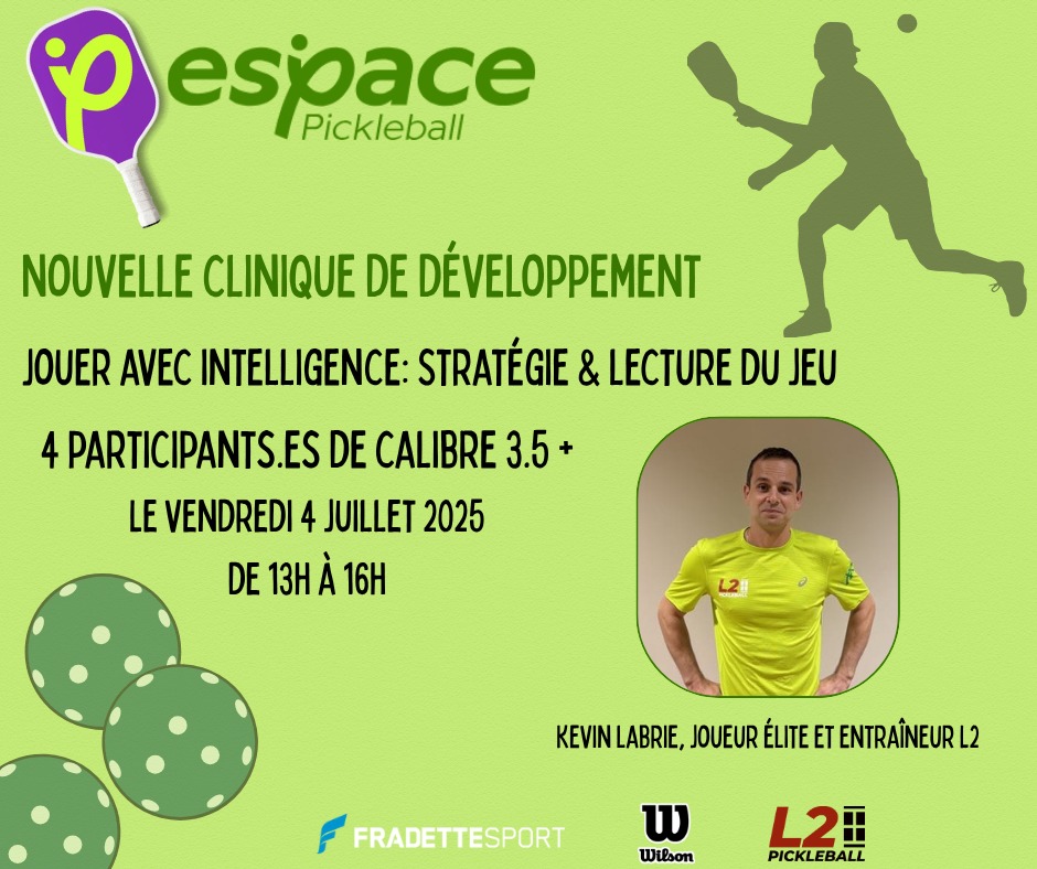 L2 Pickleball | Quebec QC