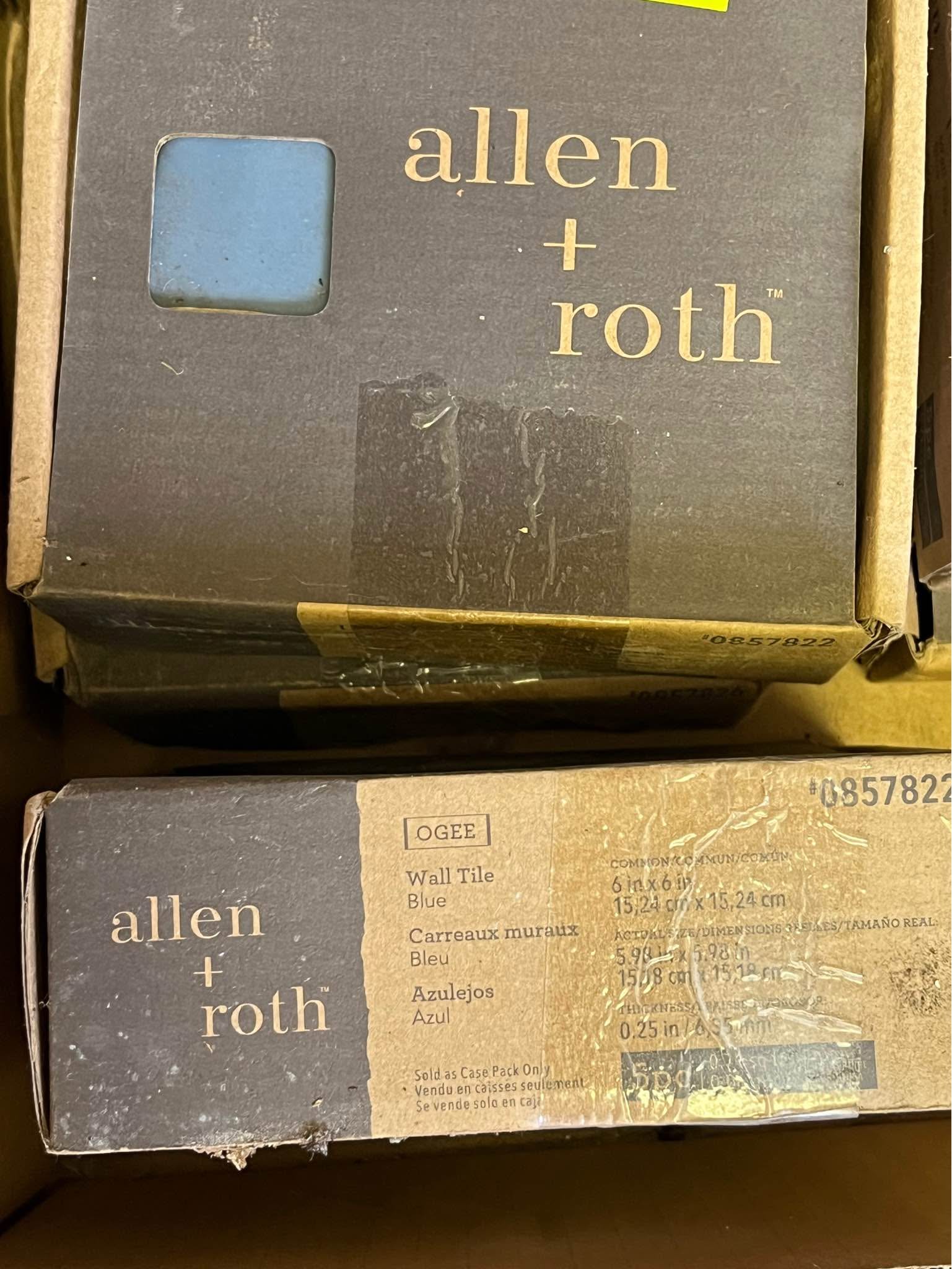 Blue Ogee Allen & Roth tiles - Stepping Stones - Minneapolis, Minnesota ...