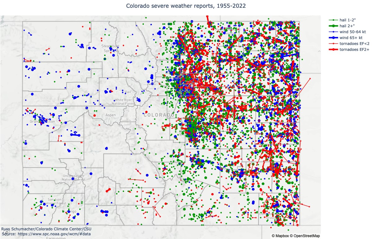 Climate Map Of Colorado
