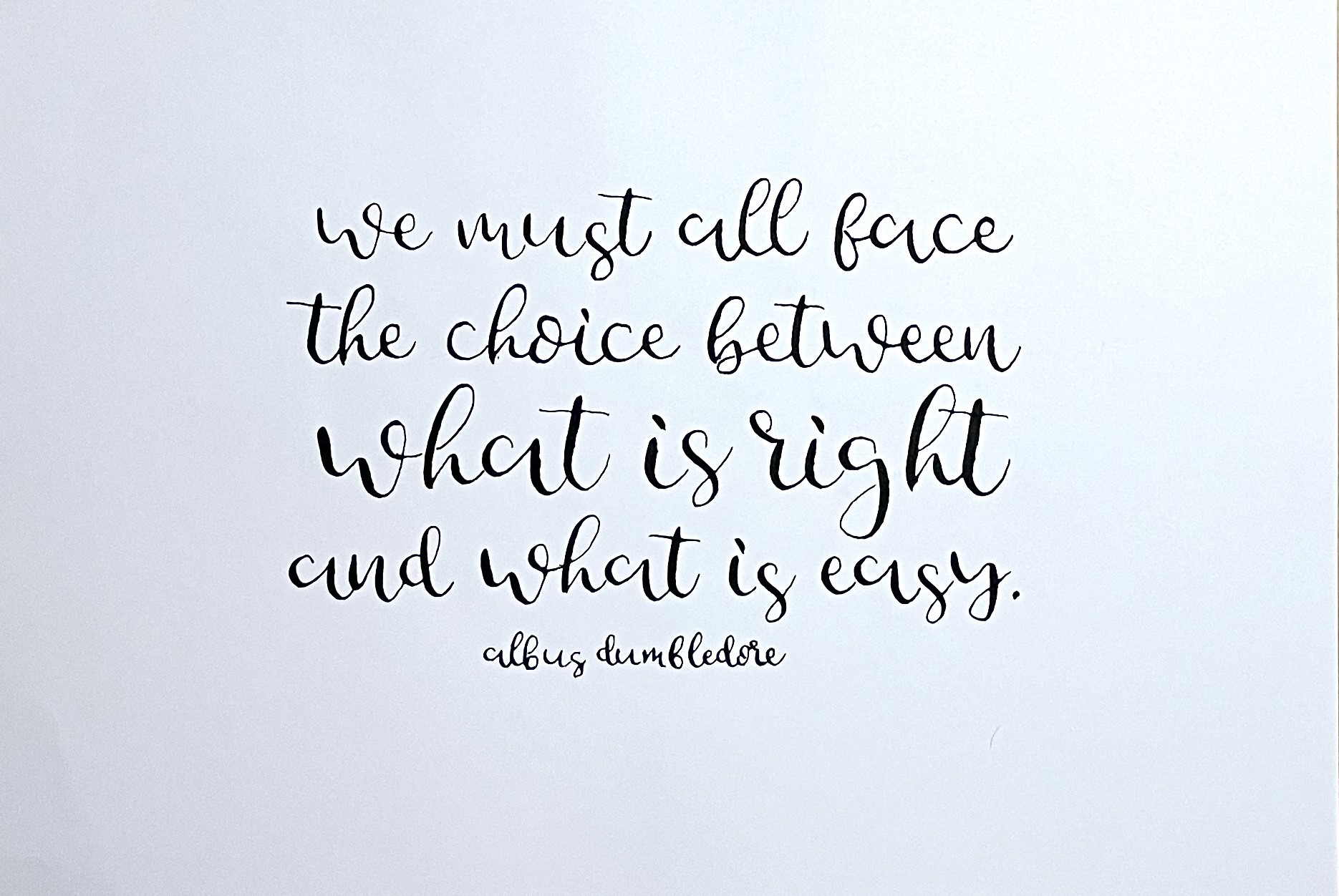 Calligraphy by Graham
