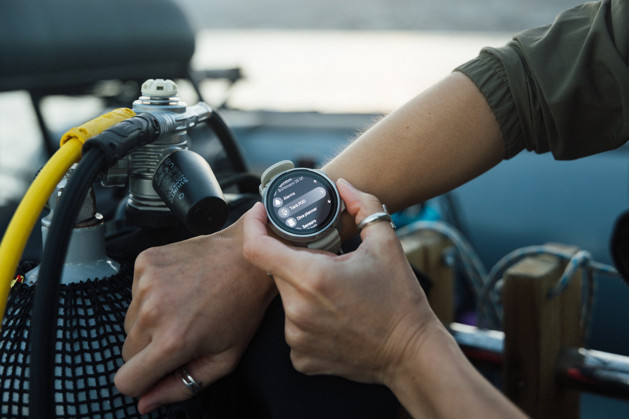 On a good dive, control feels effortless. Pairing Suunto Nautic 