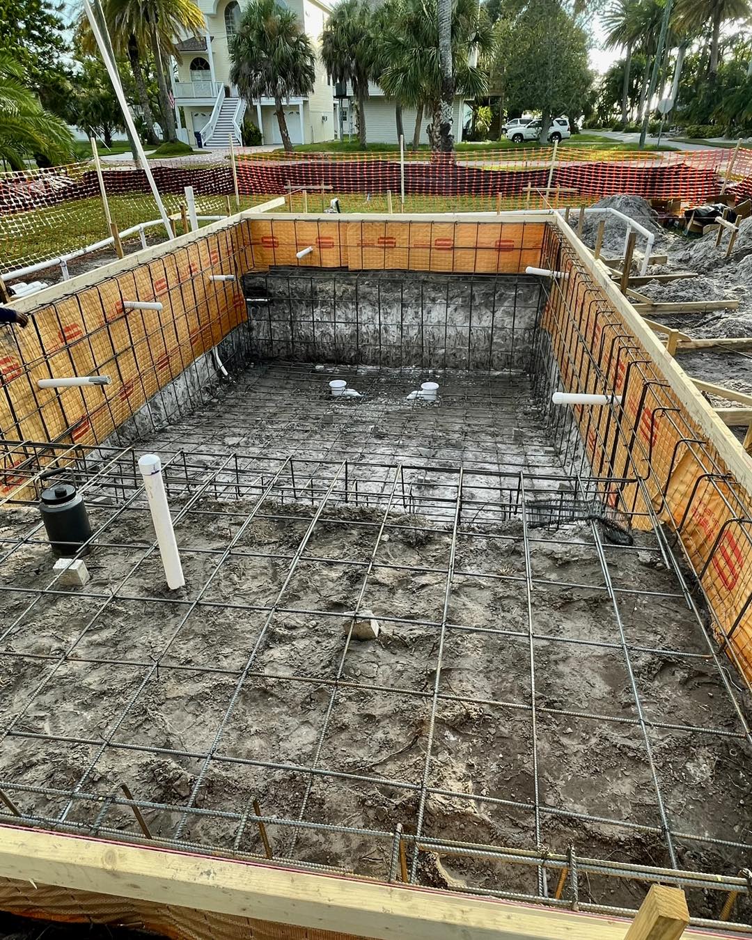 U.S. Pools - Steel completed and in for inspection.