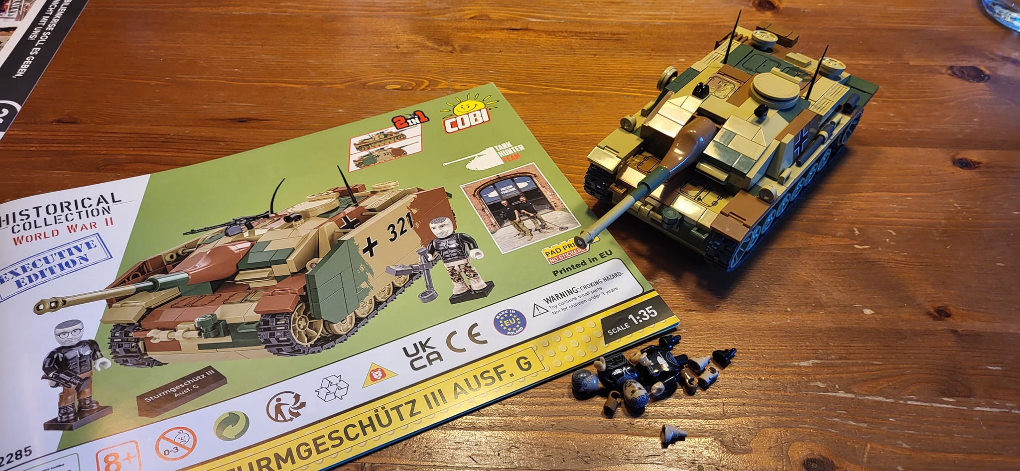 Missing parts in Cobi 2285 Sturmgeschutz III Ausf. G set