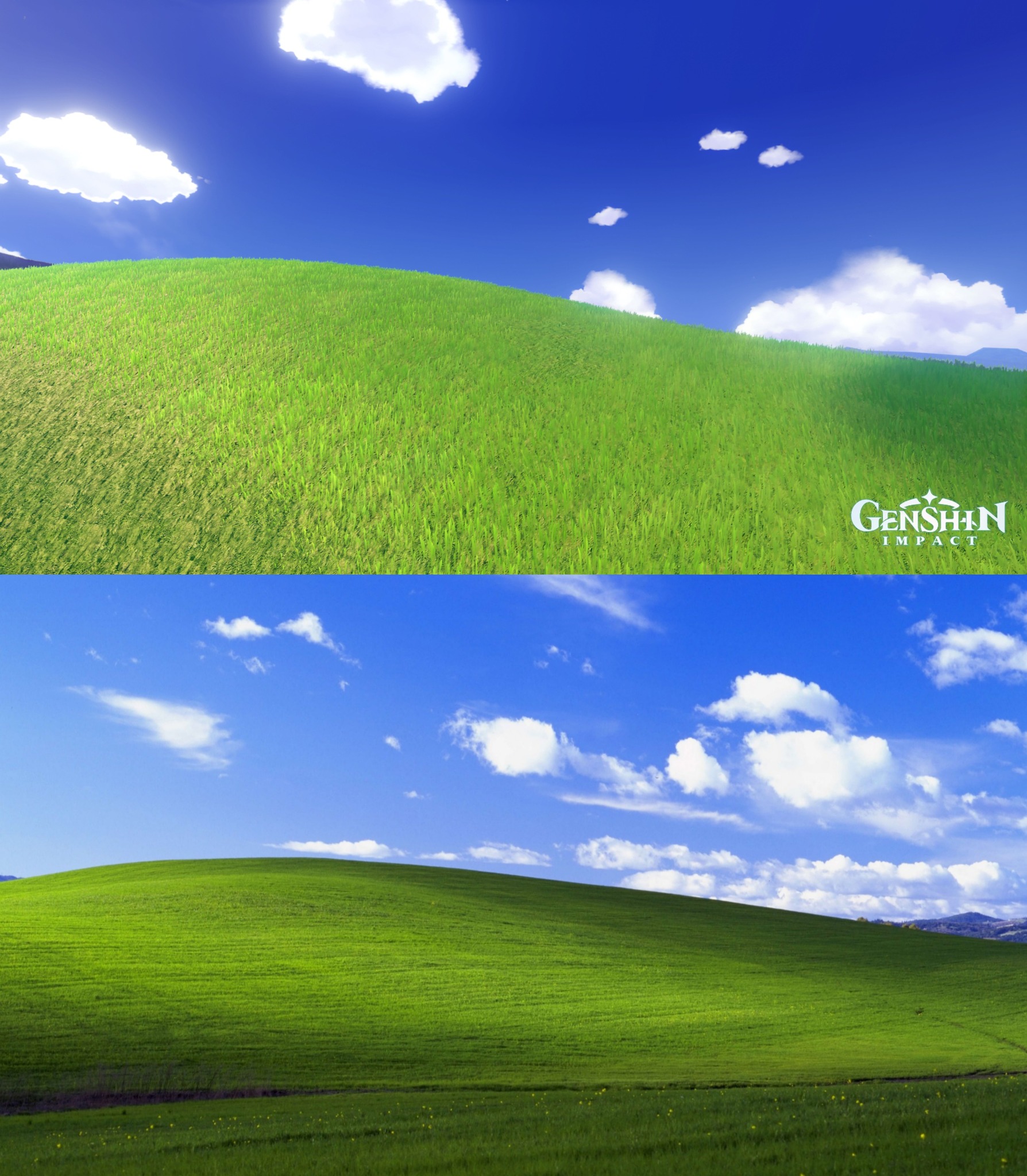 Teyavt Tabloid - Bliss in Genshin Impact (Windows XP... | Facebook