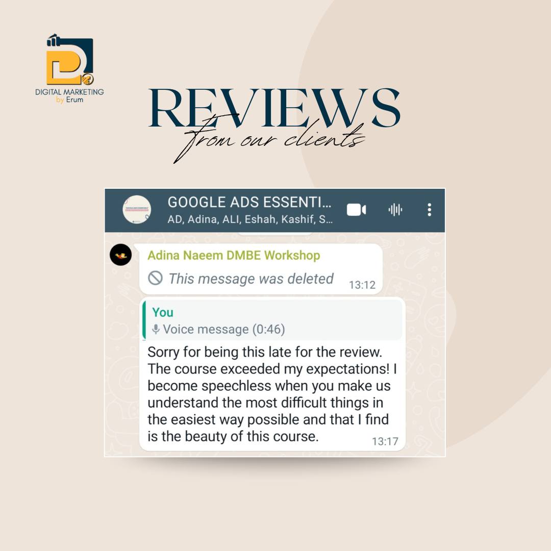 Google Ads Course - Online | Karachi