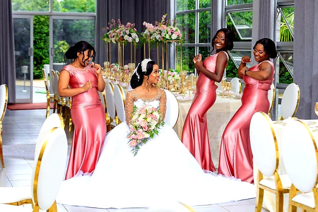tailor made bridesmaid dresses Tailor-made bridesmaids #fretsiadesigns #Congratulations #weddinginspiration #bridesmaidsgoals #thankyou Photocred iTAP Media wide-tank Uniform Overcoat Jackson - Color:Light Purple 100% Polyester Lining
