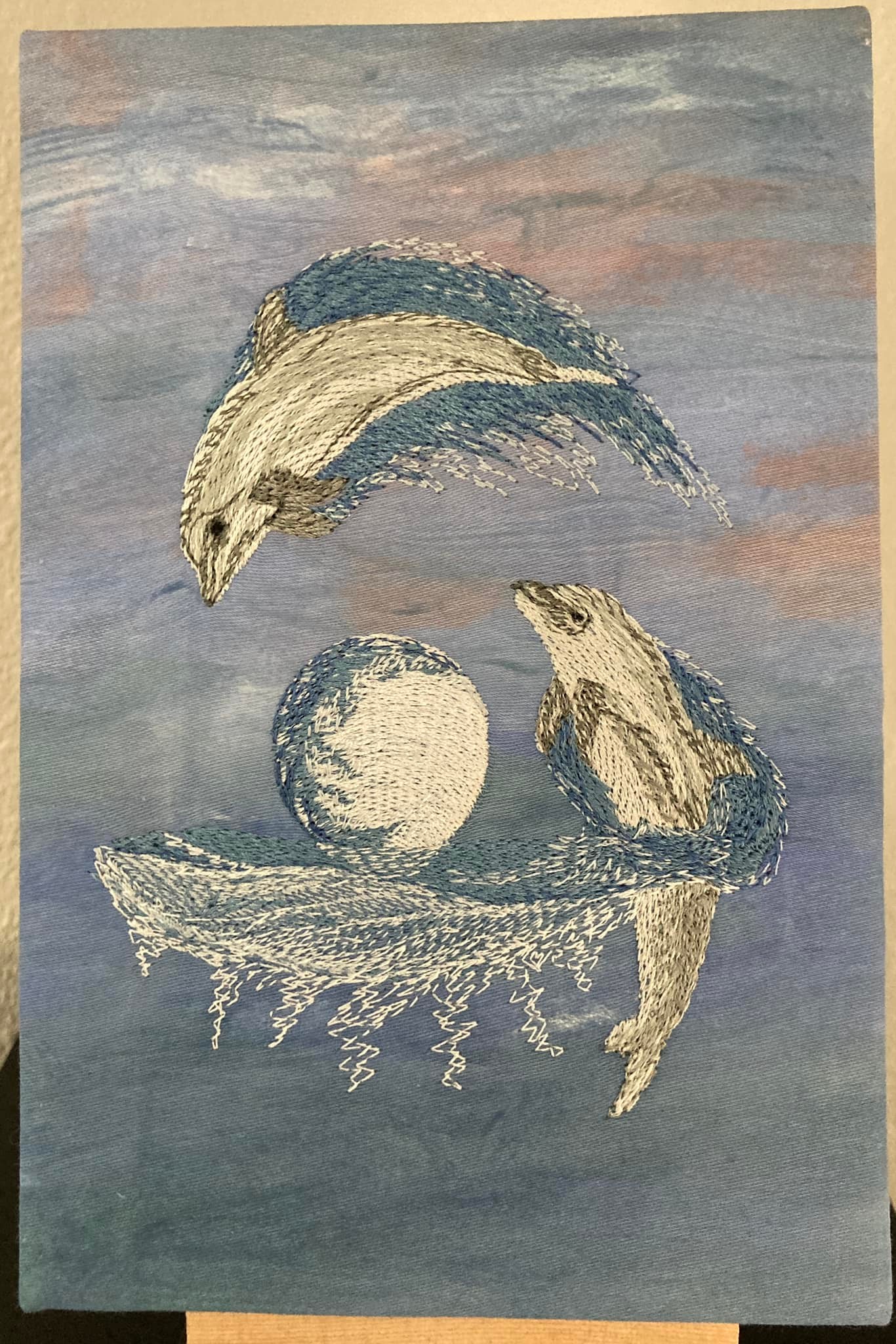 Sketchy Dolphin Frame is new! www.southernbabyclassics.com