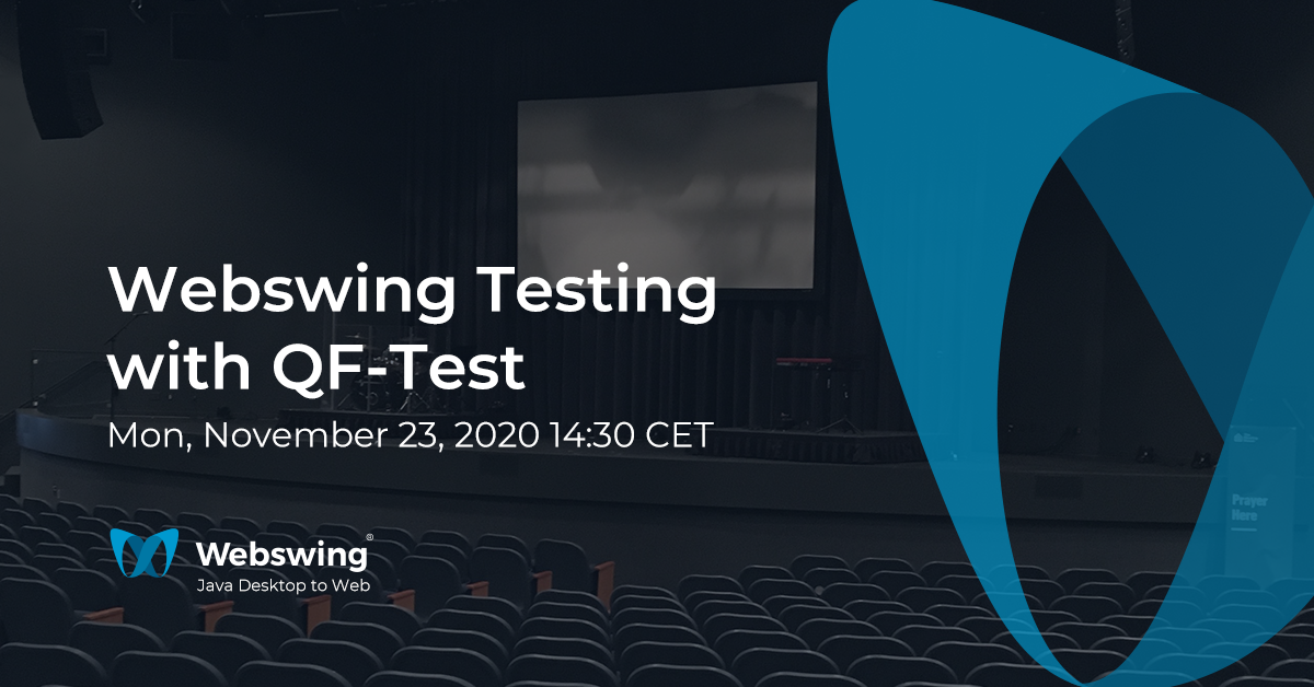 Webswing - QF-Test's solution for Webswing testing makes...