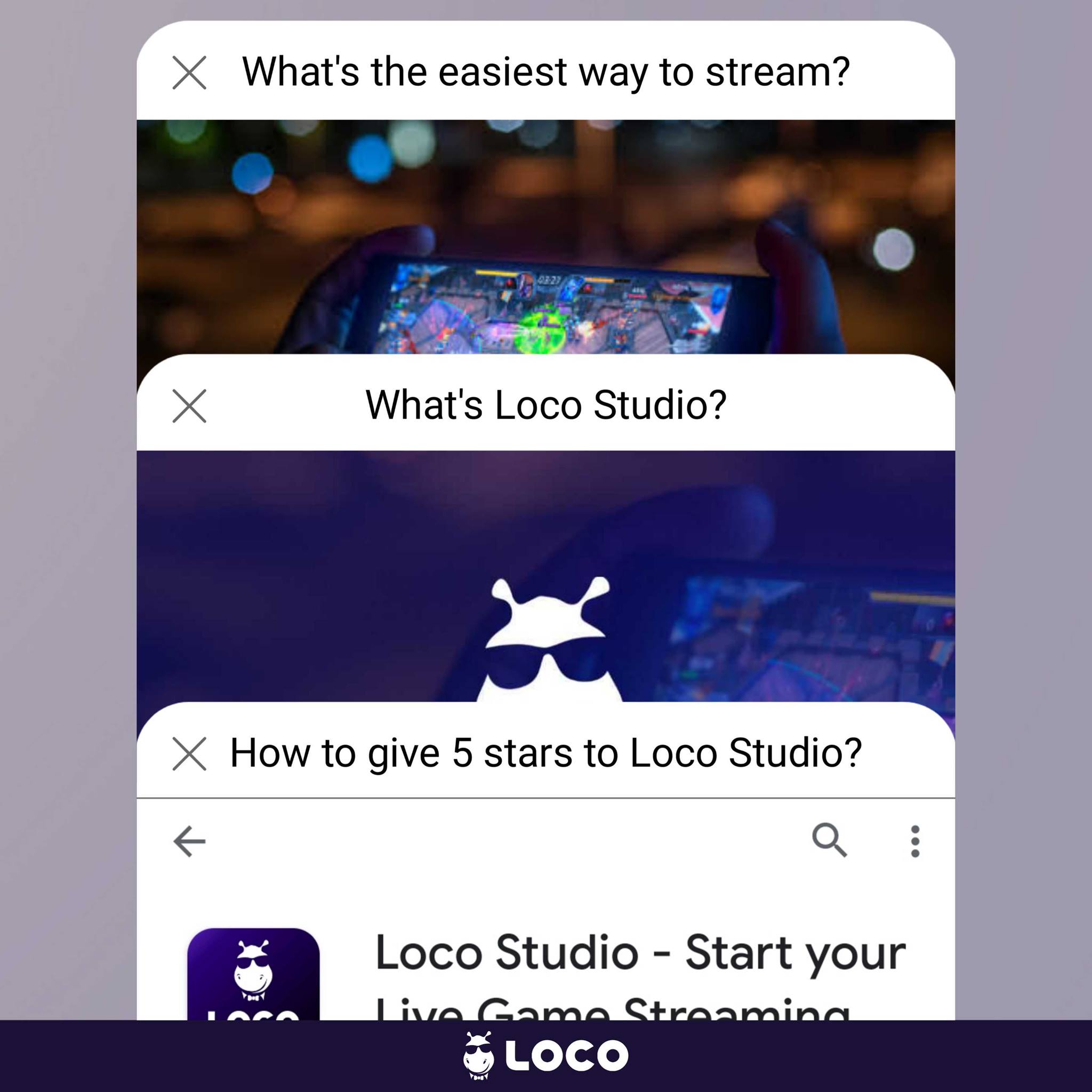 Loco - You can't always count on Google, so we are here to...