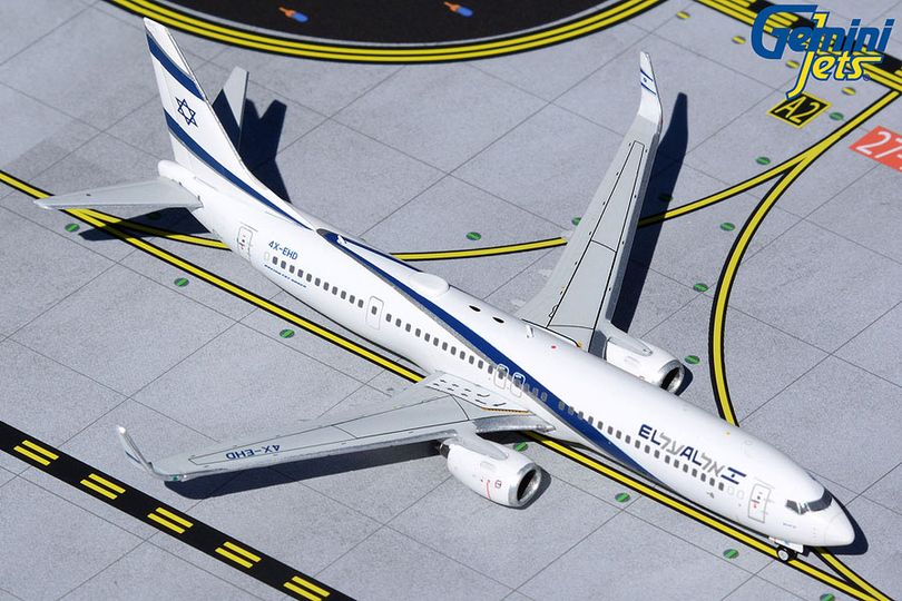 Gemini200 1:200-scale El Al Israel Airlines B737-800 4X-EKK, item