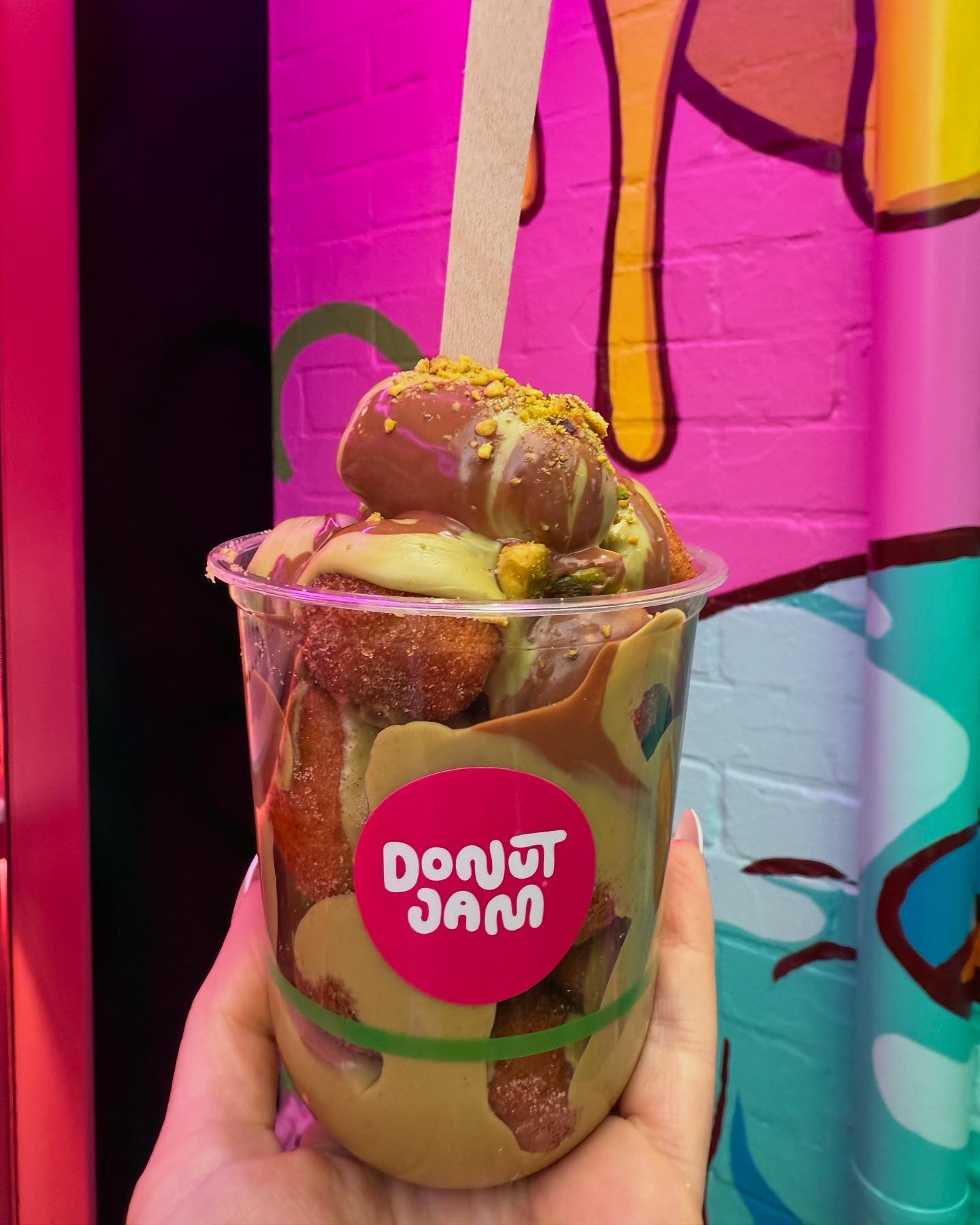 Donut - 💚🤎OUR PISTACHIO & MILK CHOCOLATE DJ BITES WILL GET YOU OVER ...