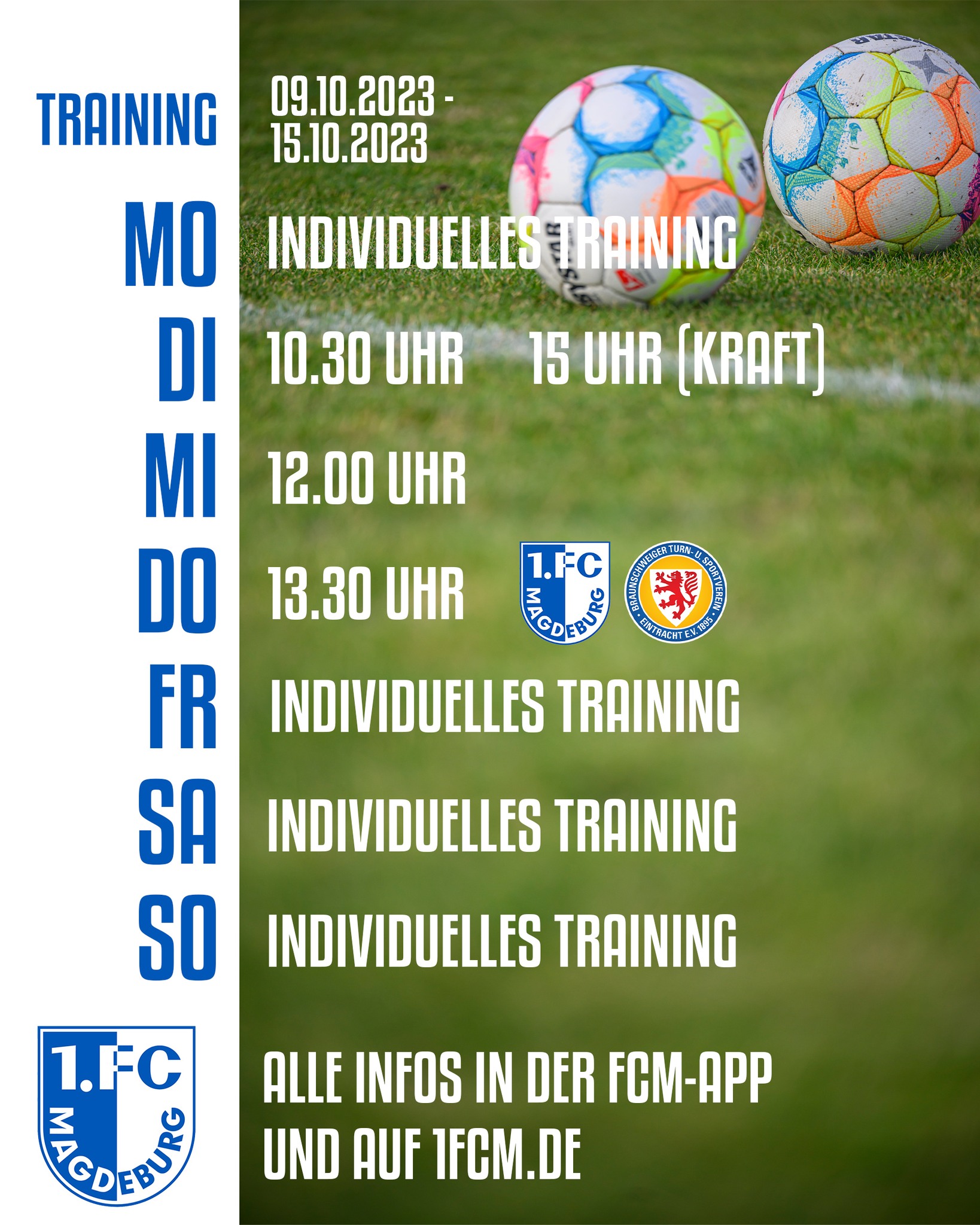 1. FC Magdeburg - 🗓️ Hier kommt der Plan unseres Teams für...