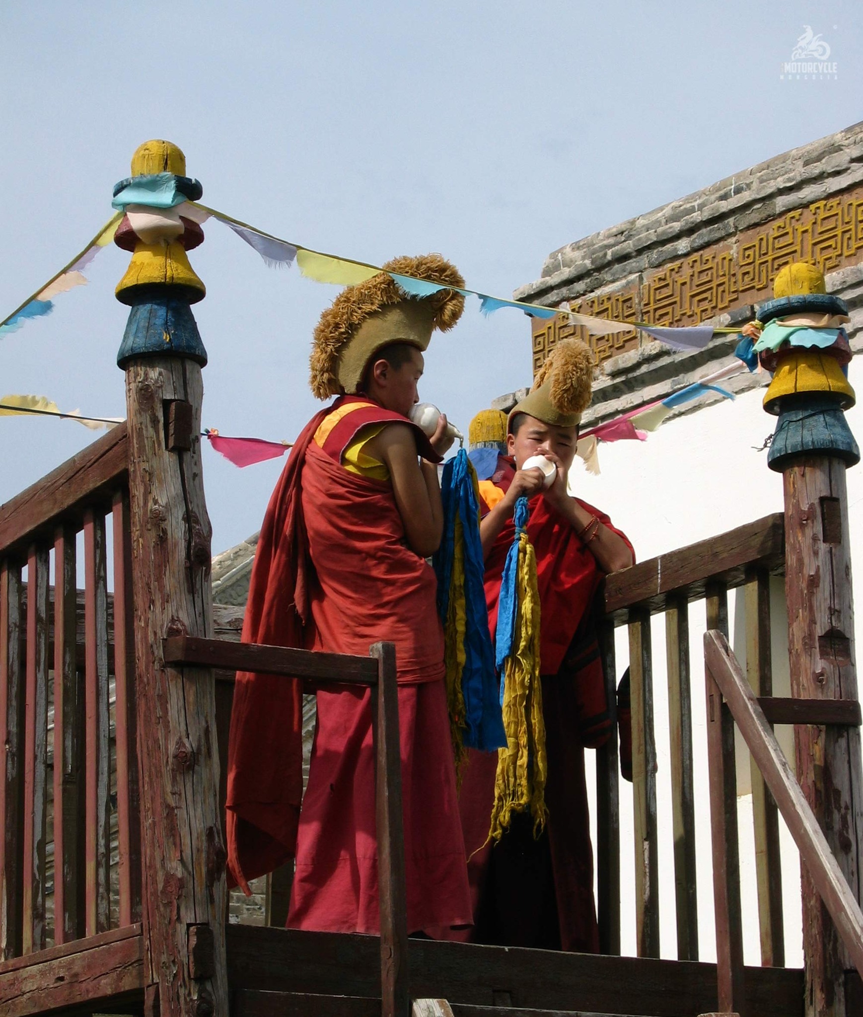 Motorcycle - Erdene Zuu Monastery was started in the 16th century and ...