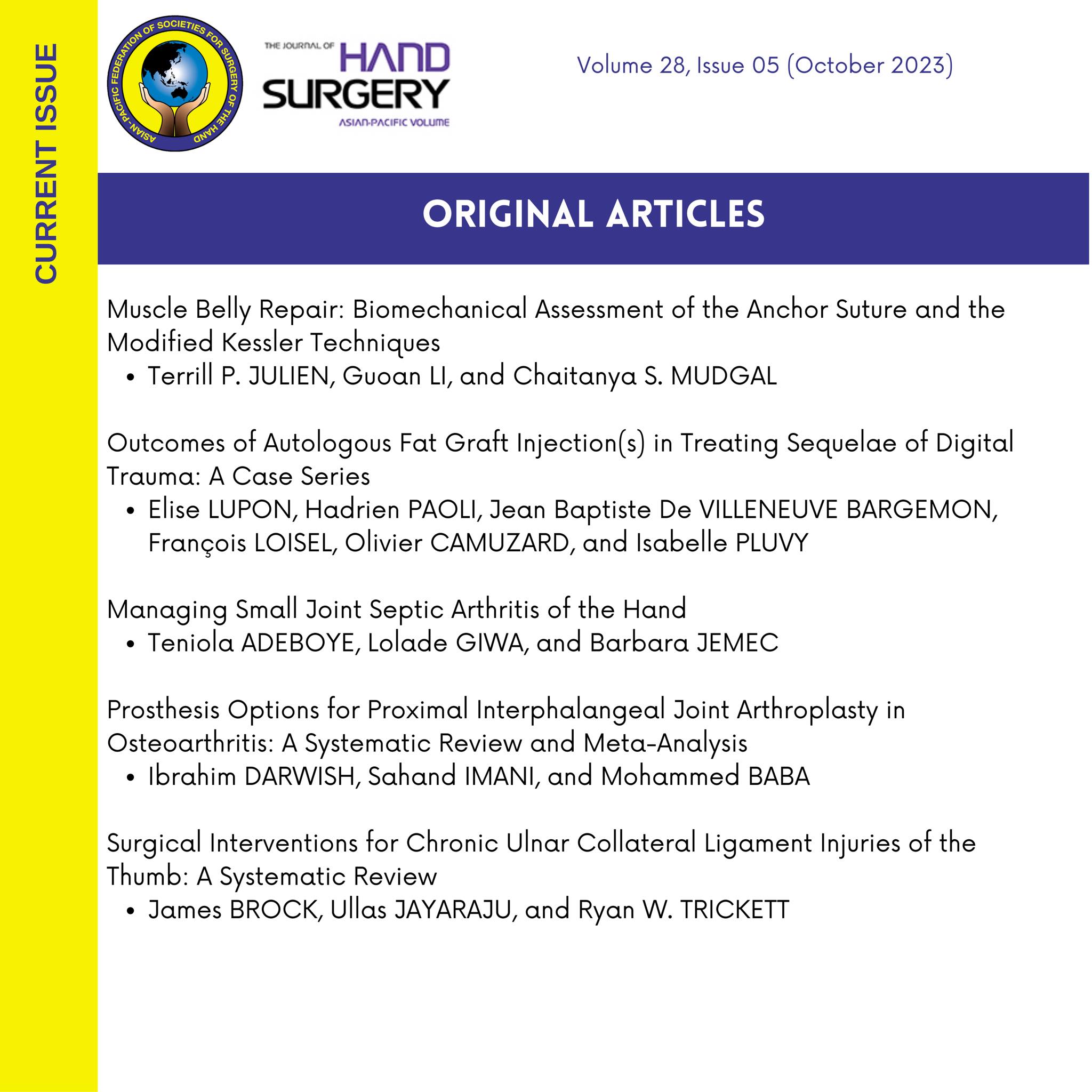 Asian Pacific Federation of Societies for Surgery of the Hand