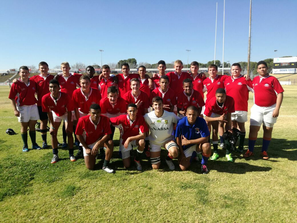 Griekwas Skole Rugby - u16 Grant Khomo span verloor teen Griffons ...