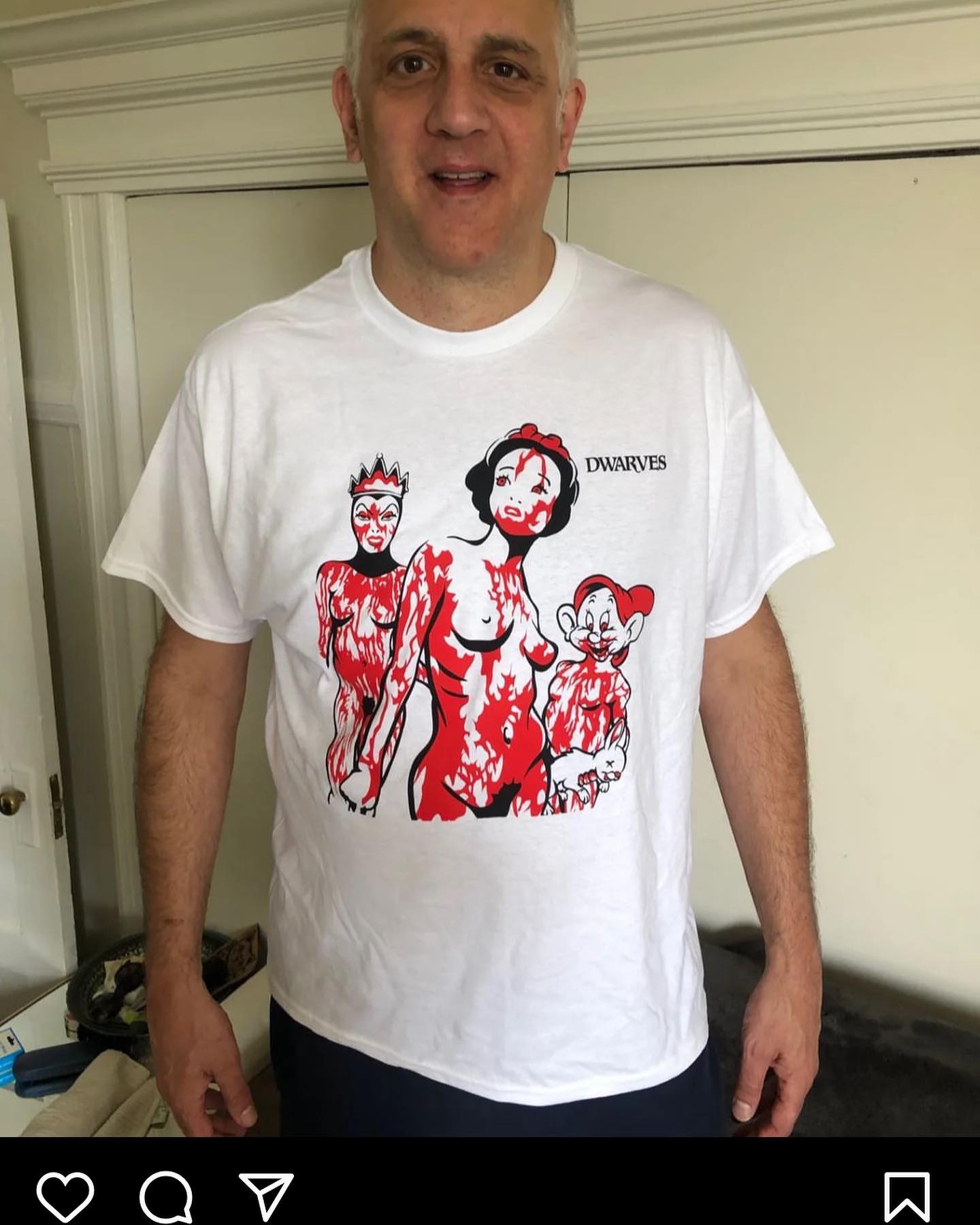 The Dwarves - @blag_dahlia models the limited Blood, Guts 