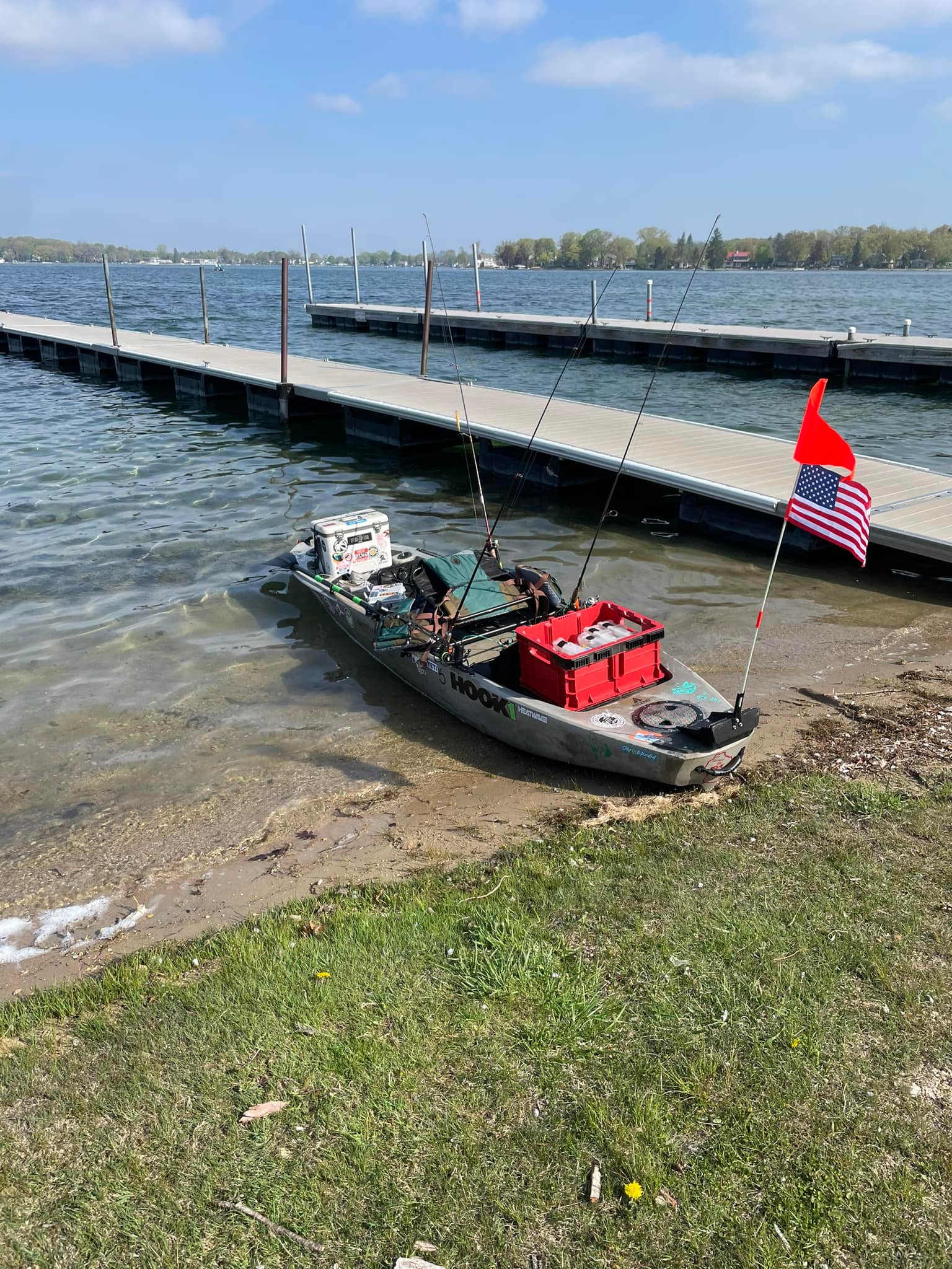 attaching tackle box to a kayak bungee Deck Rigging Kit, Orange, 1/4" 9.8' Cord, KnotLoc Bungee Dividers are a must Can I see what you