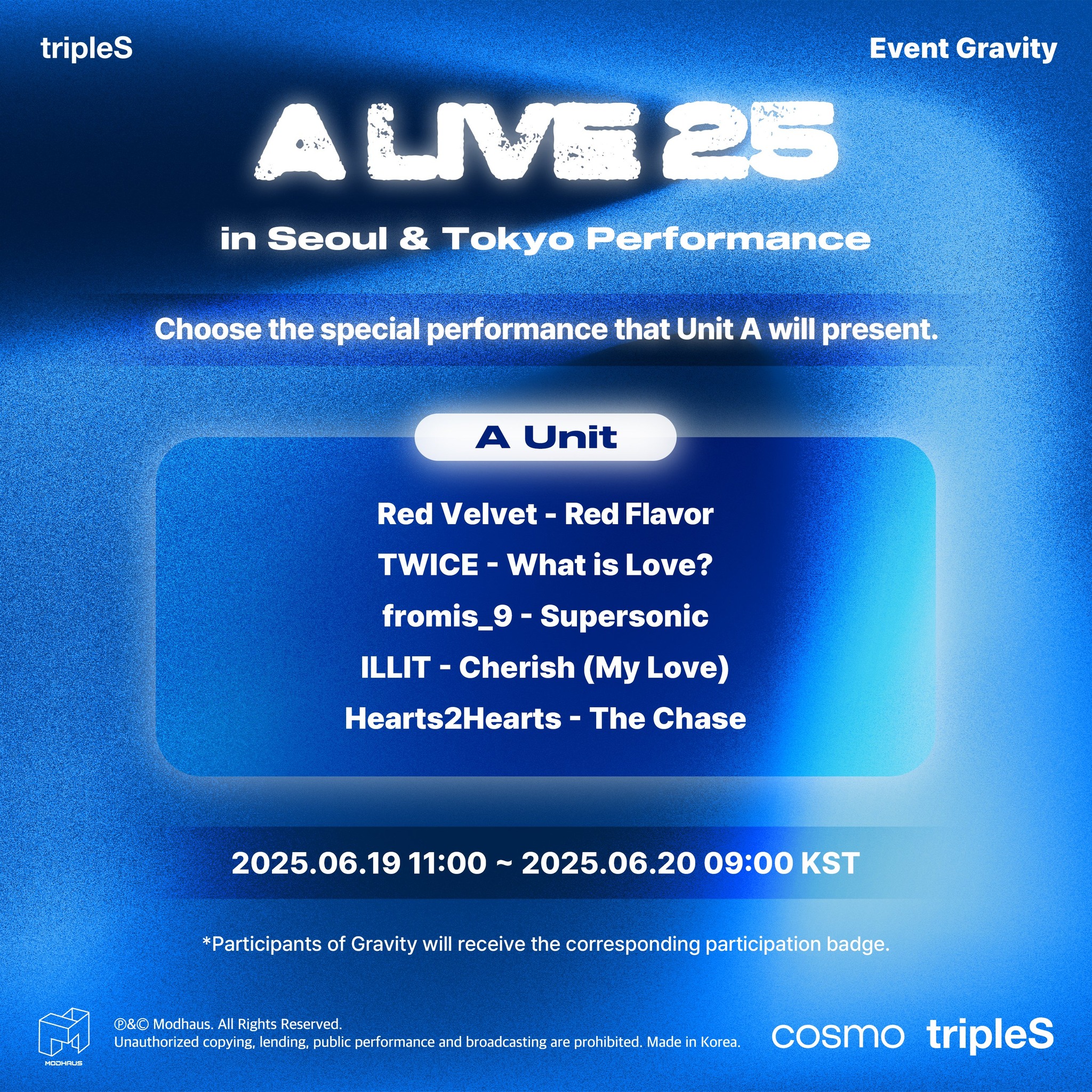 tripleS - tripleS Event Gravity A LIVE 25 in Seoul & Tokyo Performance ...