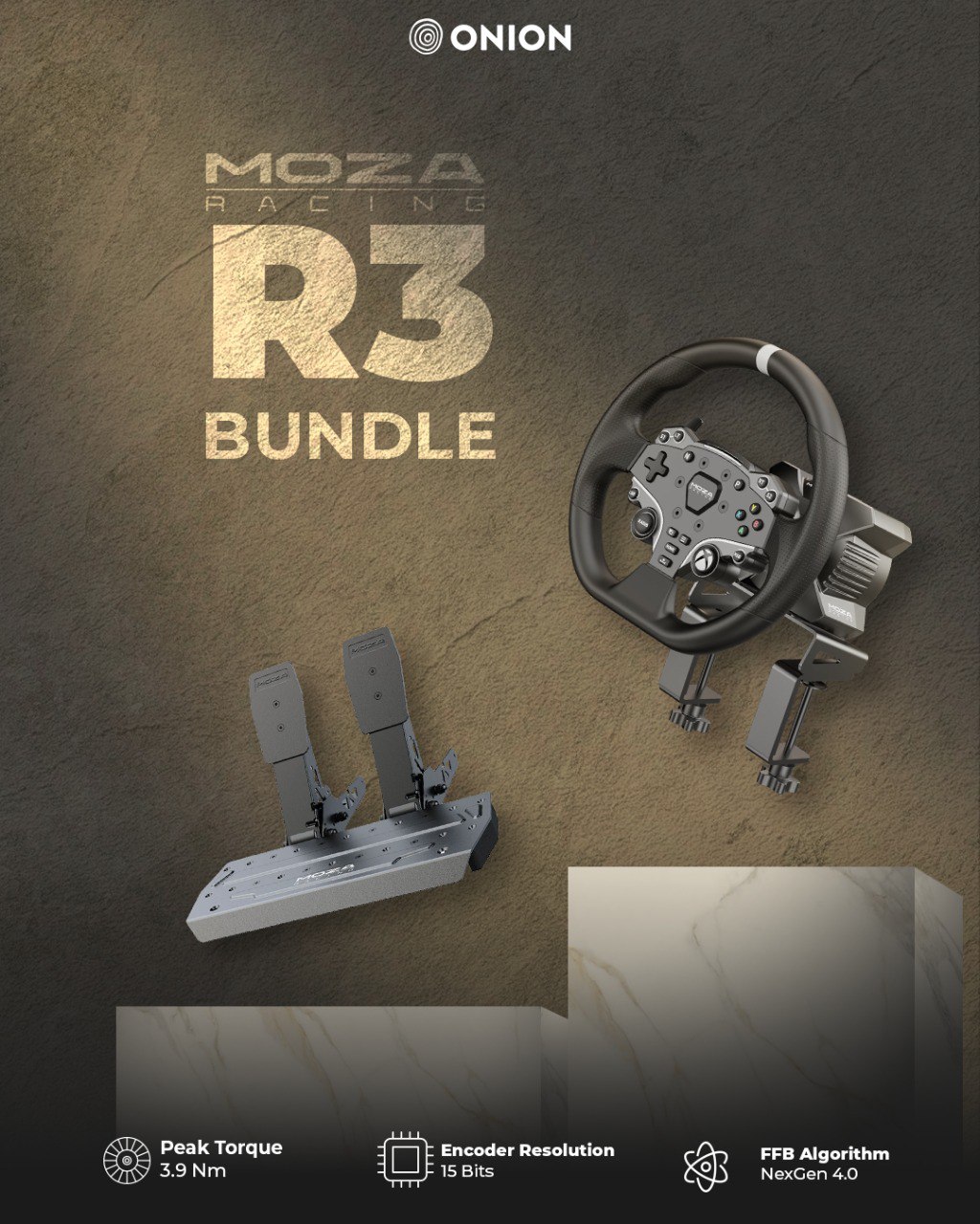 ONION - 🏁 MOZA R3 BUNDLE – BƯỚC CHÂN ĐẦU TIÊN VÀO THẾ GIỚI SIM RACING 🏁 ...