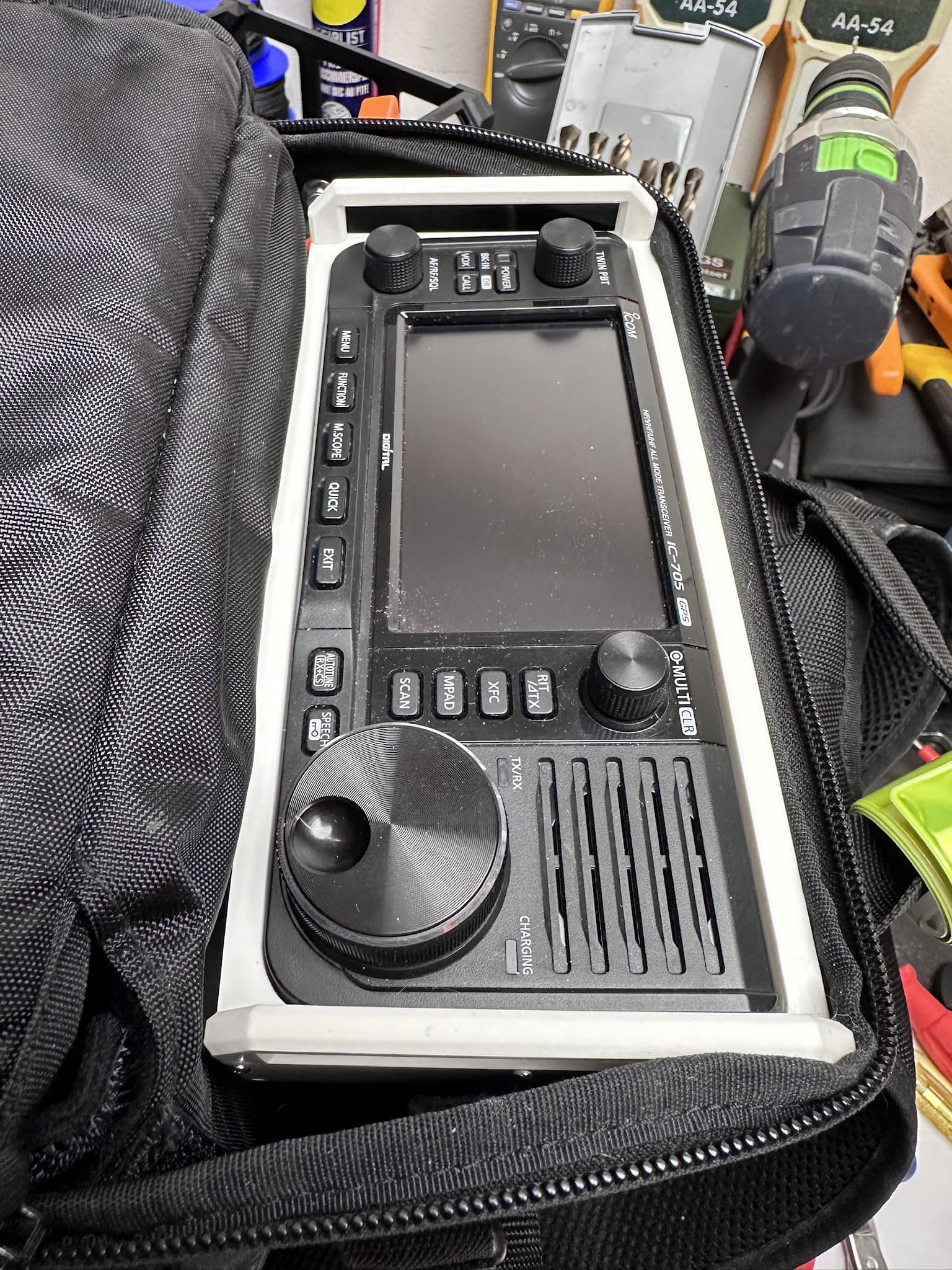 Just an FYI the Windcamp bag for the Icom 705 fits the 6200 pretty