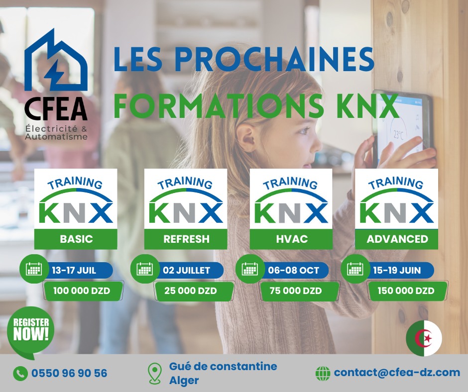 CFEA - 🎓 Formations KNX certifiantes – Réouverture des... | Facebook