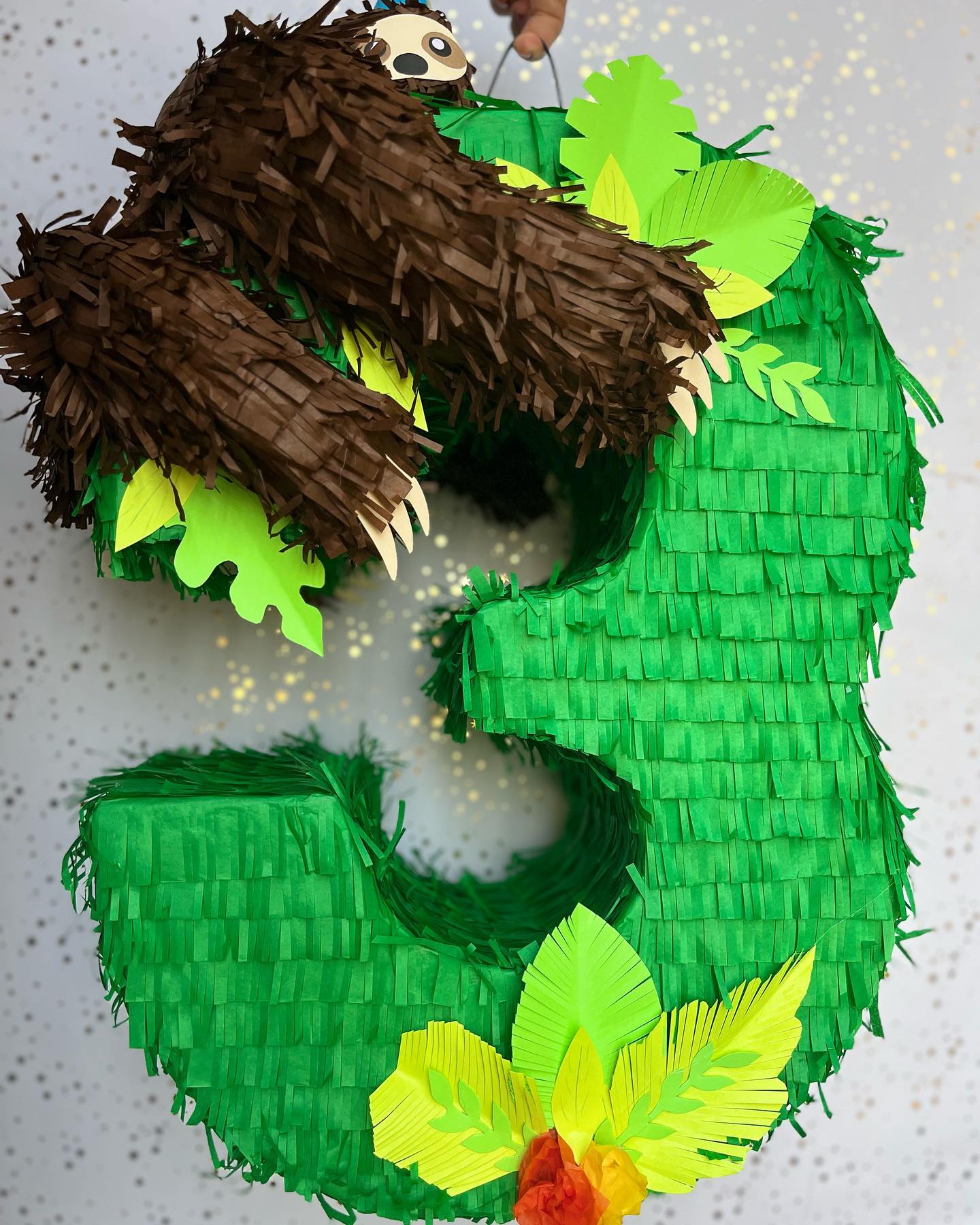 Shop Pinata - 🦥 🌿Number 3 Sloth Piñata 🌿🦥 #piñata...