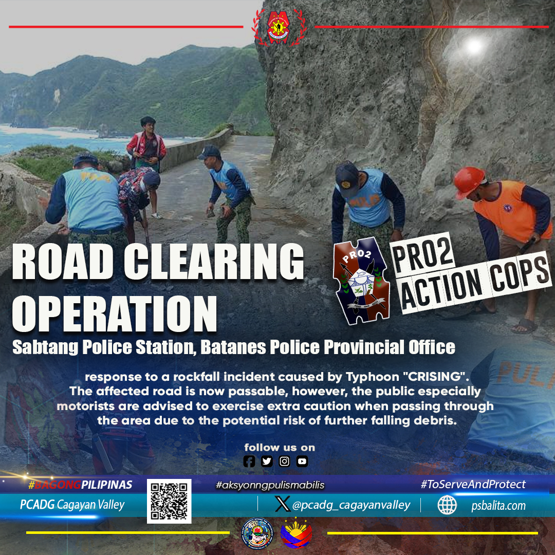 ROAD CLEARING OPERATION On July 19,... - PCADG Cagayan Valley | Facebook