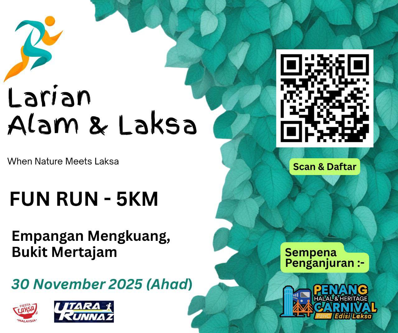 RUN MALAYSIA | LARIAN 🌿ALAM & LAKSA🍲 | Facebook