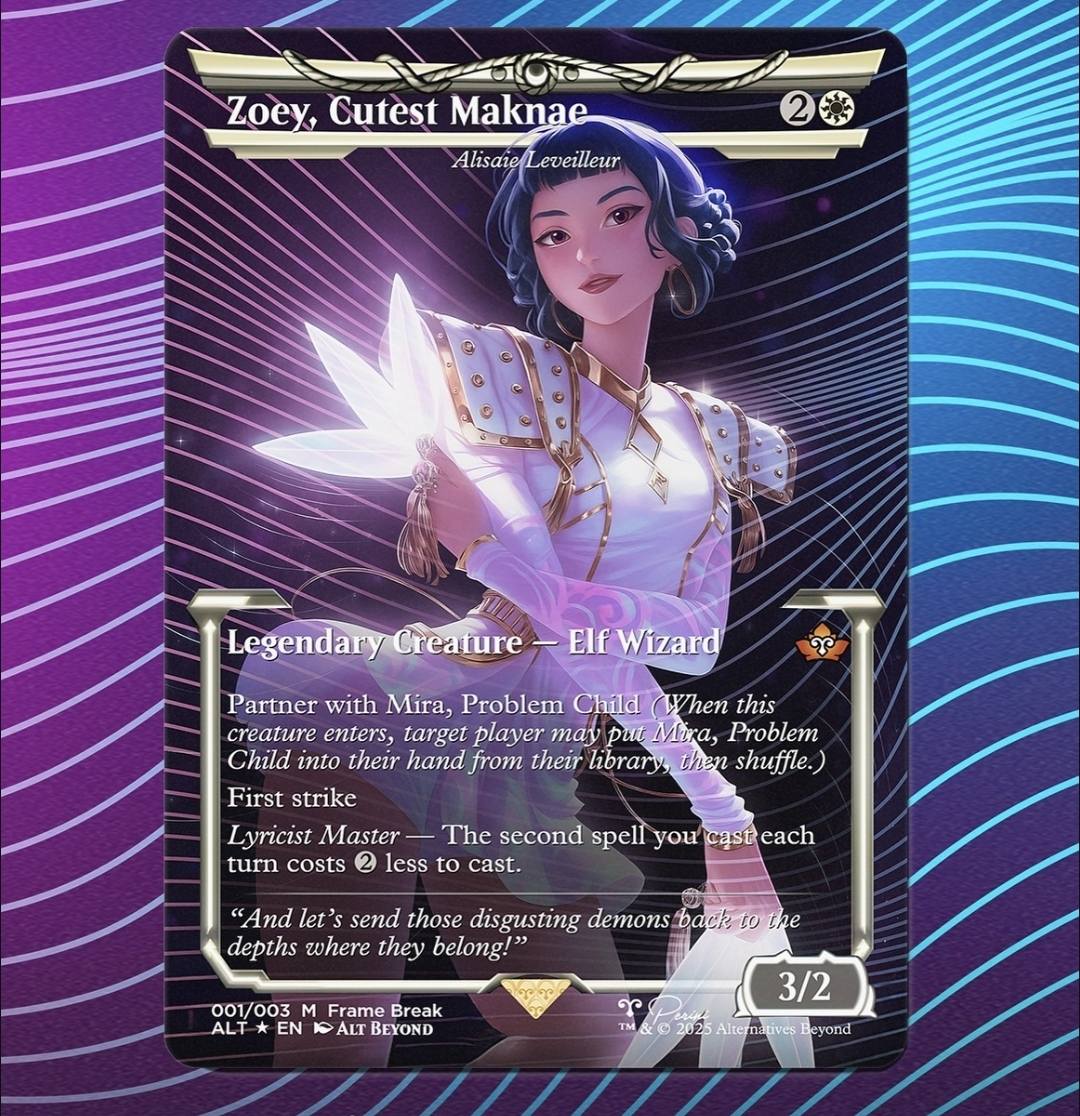 alisaie mtg card Leveilleur [129] [Extended Art] [FINAL FANTASY: Commander] [Foil]  Face to Face Games Partner with Alphinaud Leveilleur (When this creature enters It has begun!