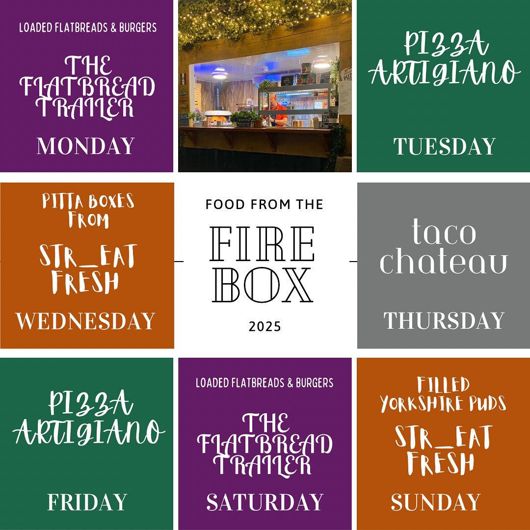 The Engine - 2025 FOOD FROM THE FIREBOX We’re excited to bring in our ...