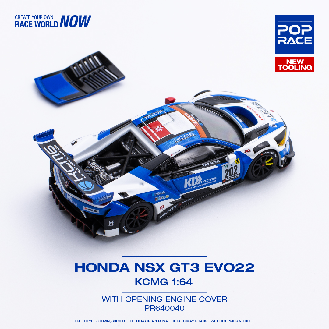 Honda NSX GT3 Evo22 diecast model release
