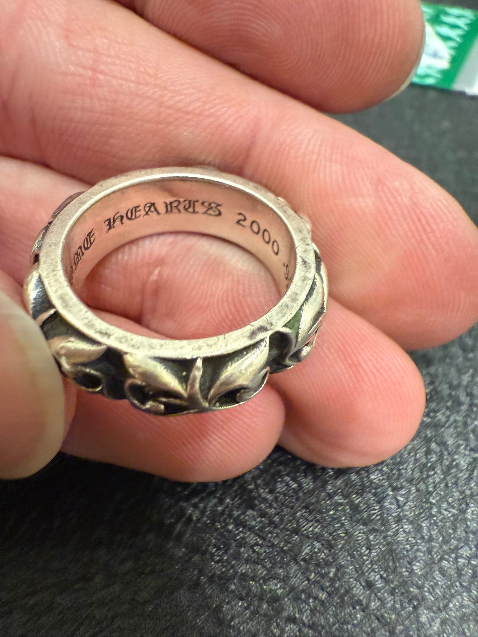 Is this Chrome Hearts ring authentic and what is its value?