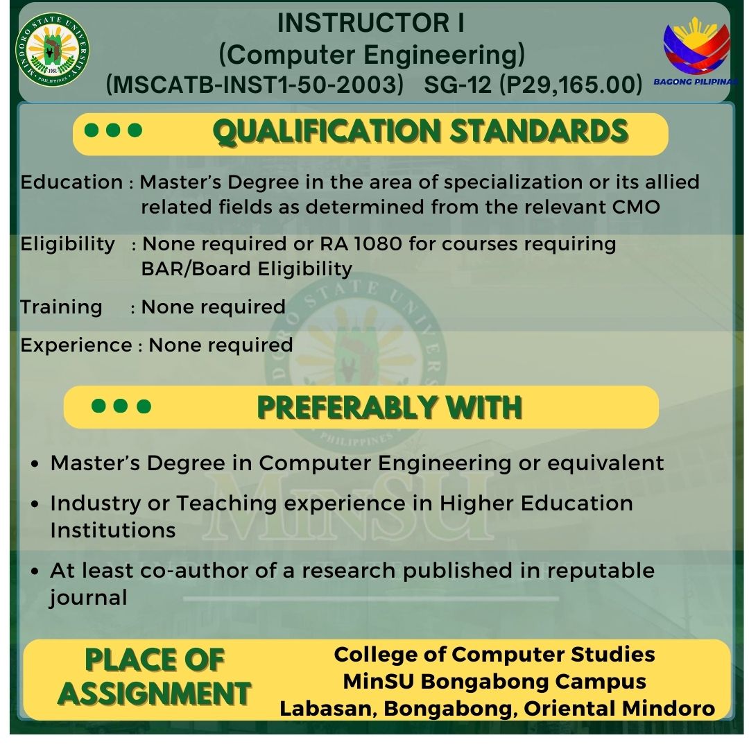 Mindoro State University - Bongabong HRMO