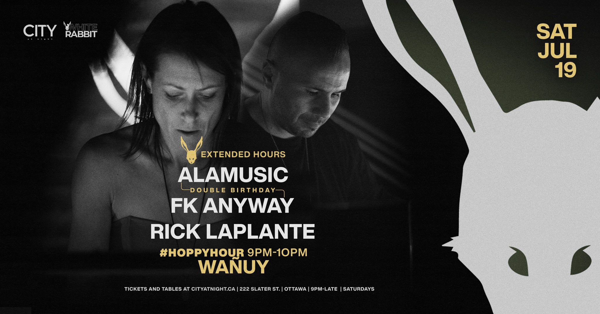 White Rabbit Extended Hours: ALAMUSIC & FK ANYWAY Double Birthday! w ...