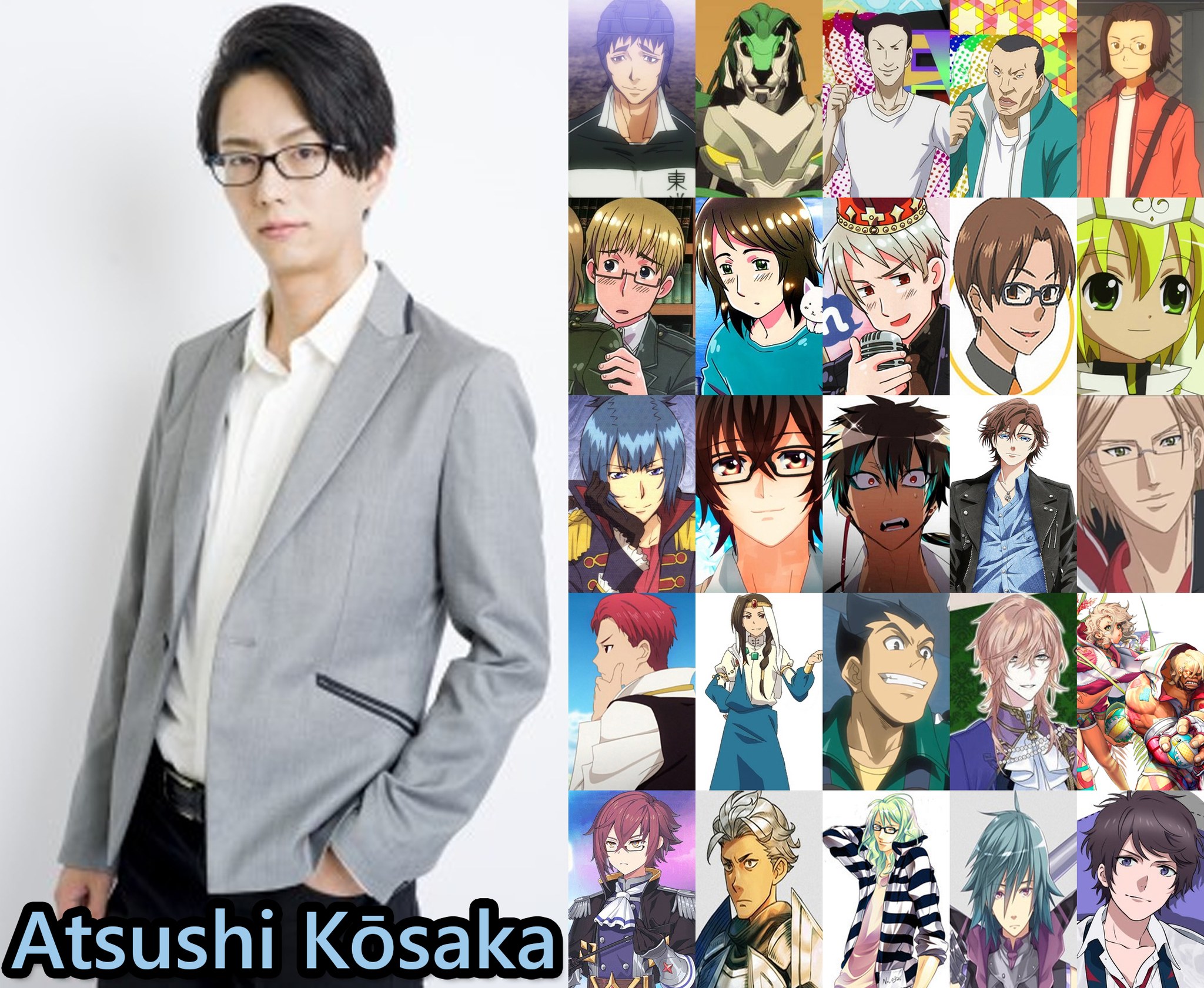 Happy 37th birthday to Atsushi Kōsaka, we wish you all the best