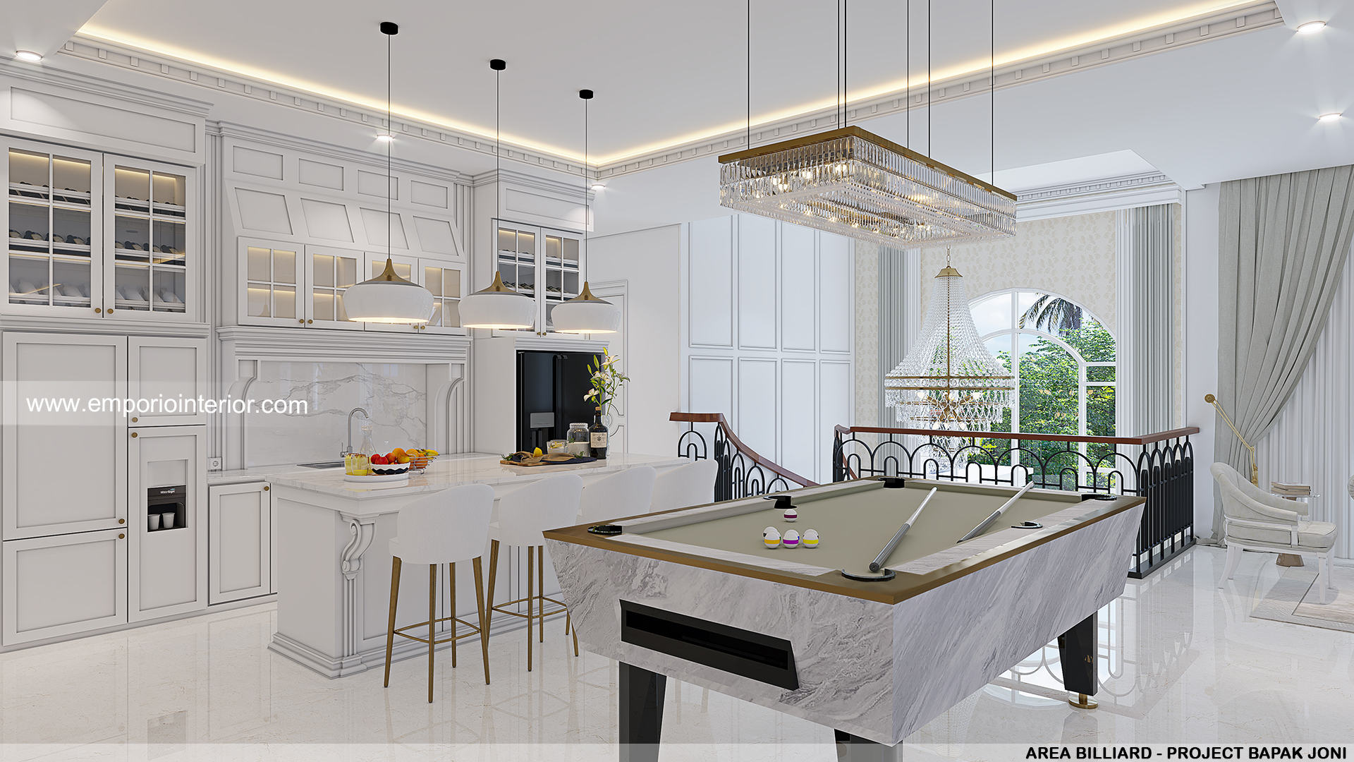 DESAIN INTERIOR AREA BILLIARD RUMAH... - Emporio Interior